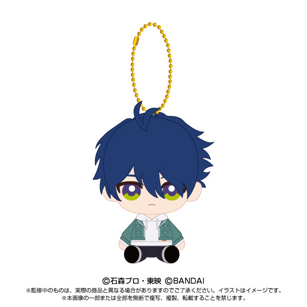 Approx 4-Inch Tall Saigo Mikami Ride Kamens Plush Keychain Charm