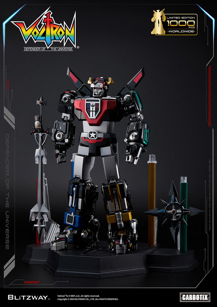 Blitzway Limited Edition Black Carbotix Voltron with LED Eyes