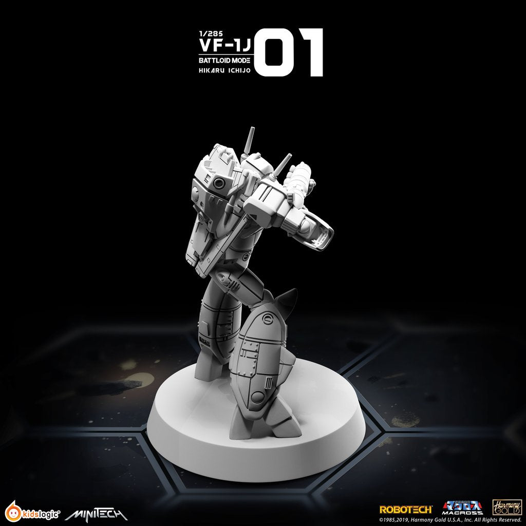 Minitech MT01 Valkyrie VF1J Battloid Mode - Hikaru Version Miniature Model