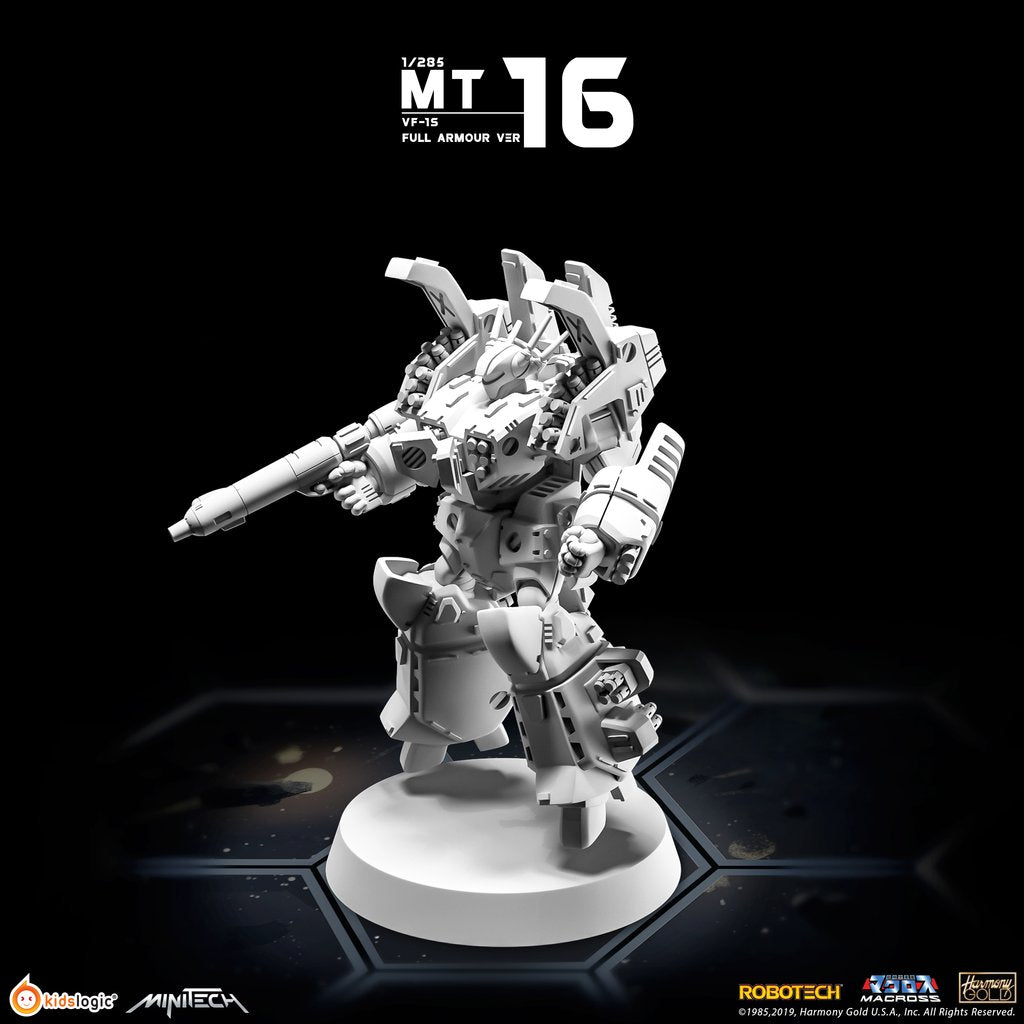 Minitech MT16 VF-1S Fully Armored Version Miniature Model from Macross/Robotech Series