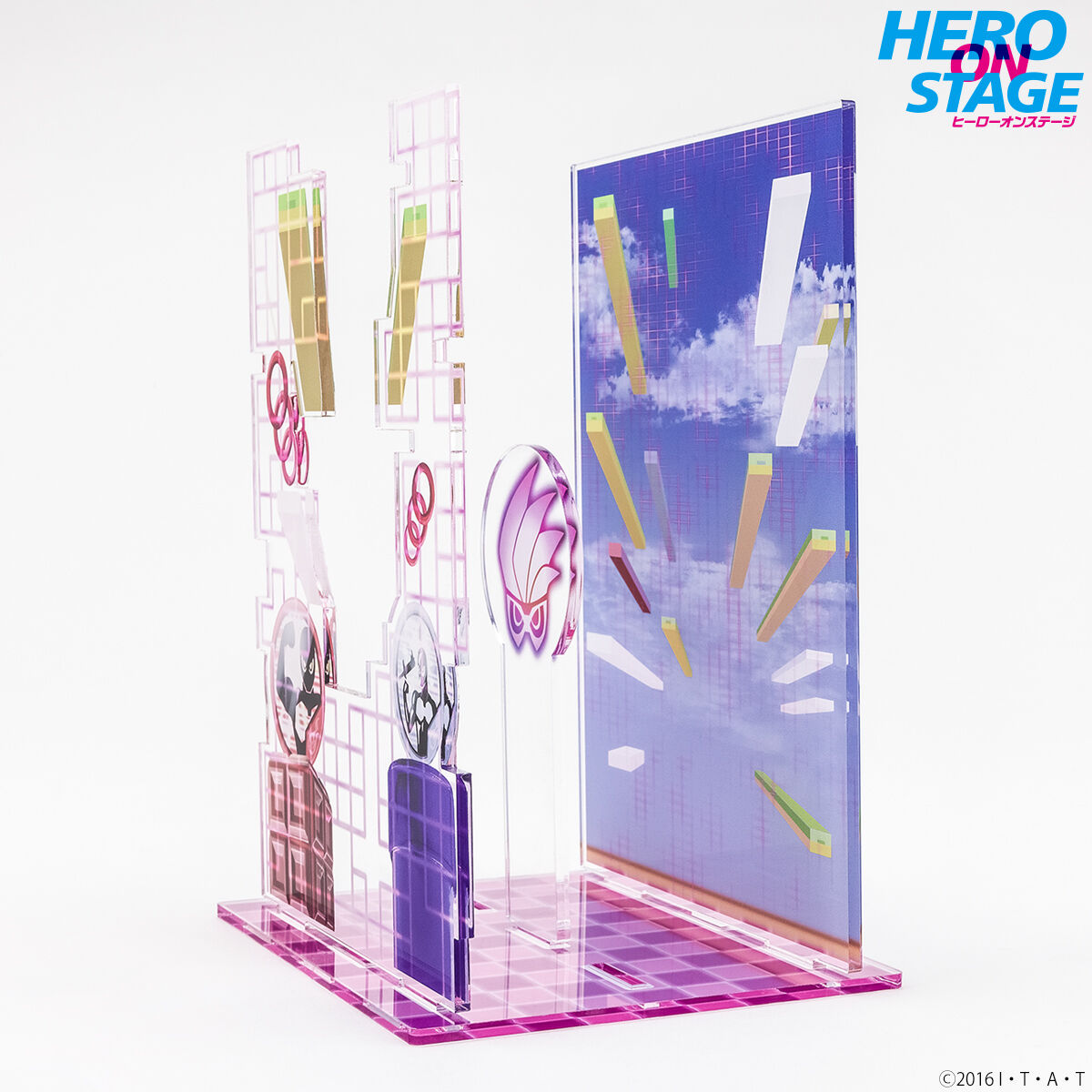Kamen Rider Ex - Aid Acrylic Display Showcase for On - Stage Heroes
