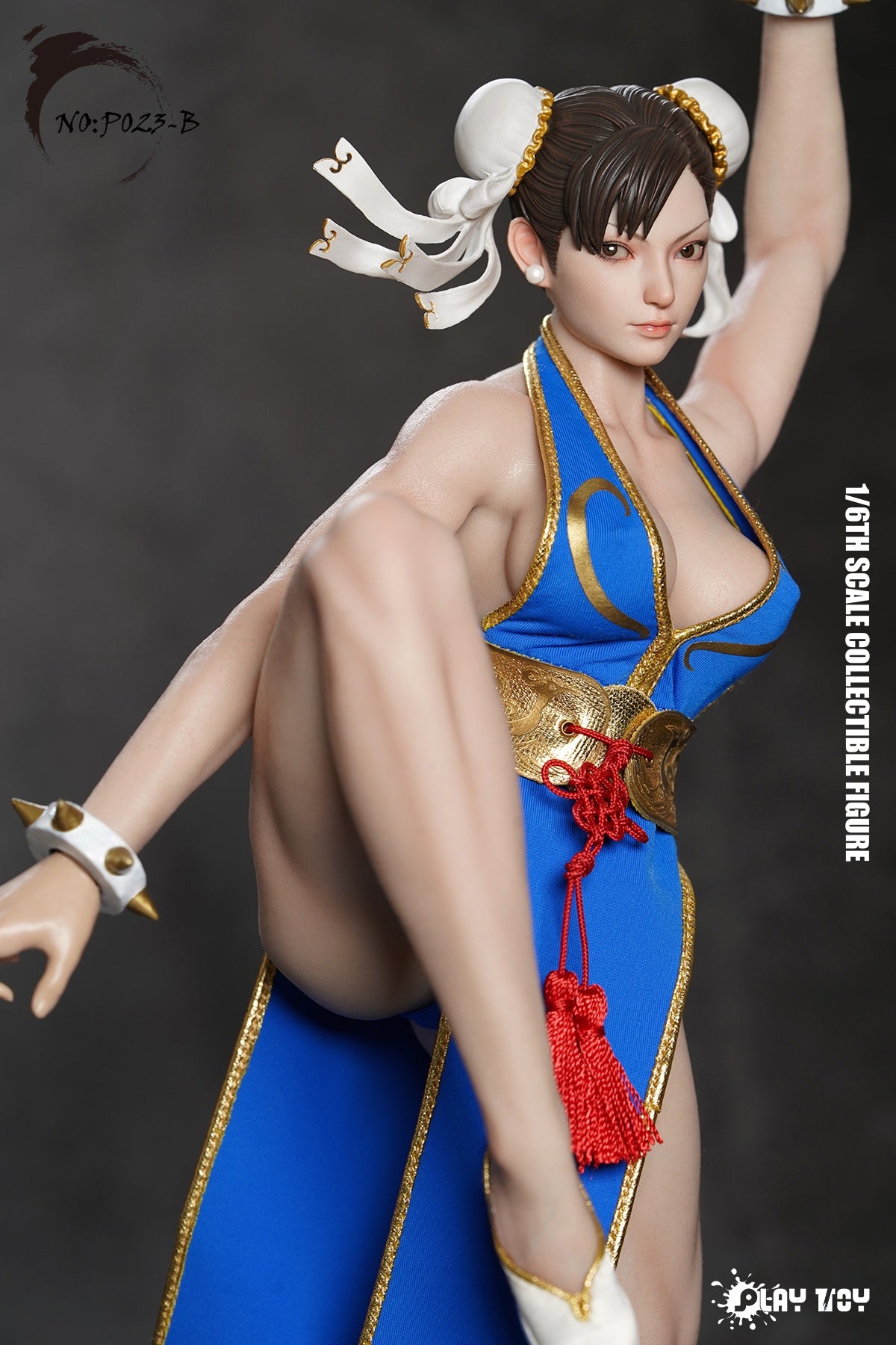 Pre - order Playtoy P023B Blue Chun - Li 2.0 Female Action Figure