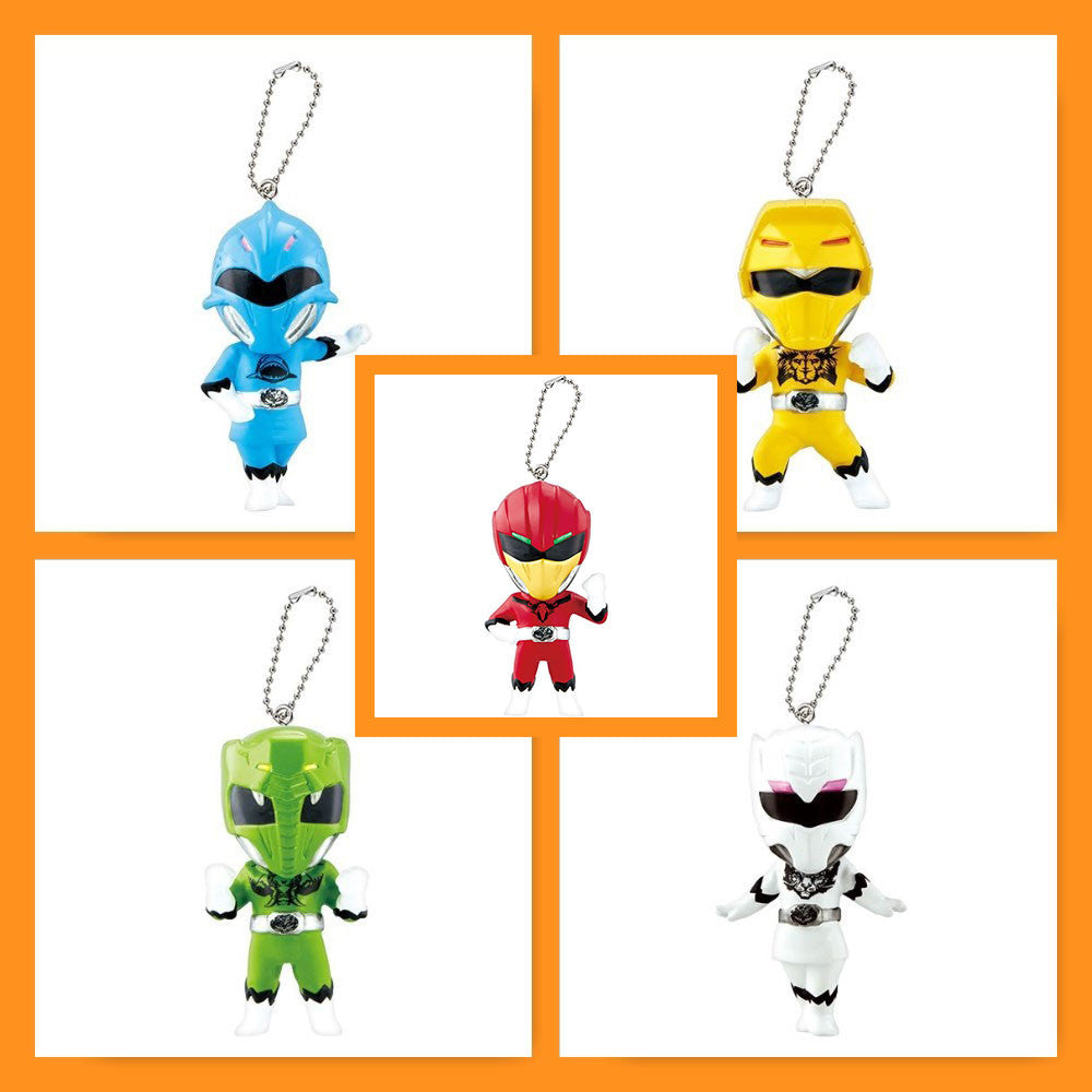 Awesome Zyuohger Keychains, Approximately 2 Inches Tall