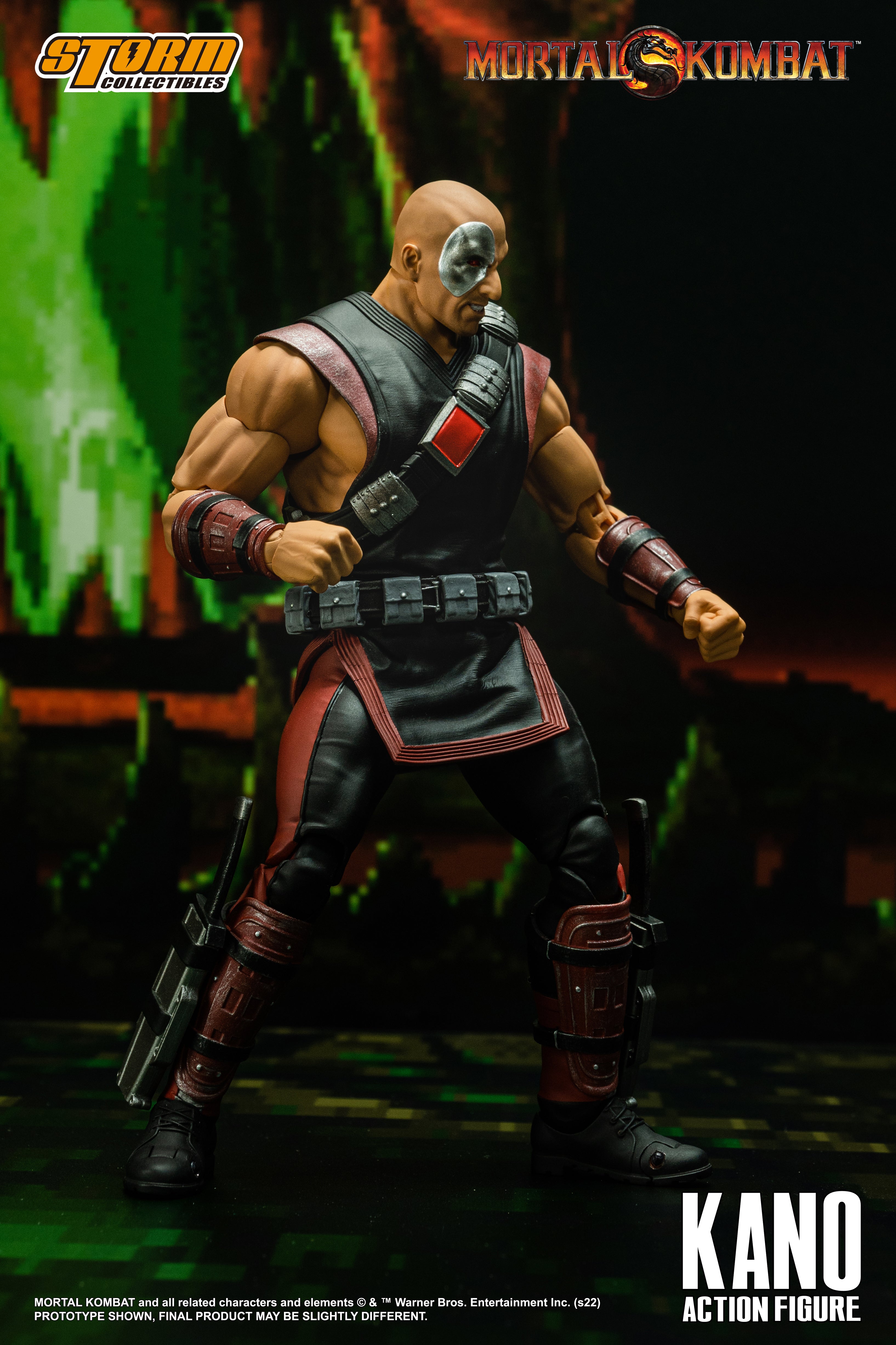 Kano Mortal Kombat Storm Highly-Detailed Collectible Action Figure