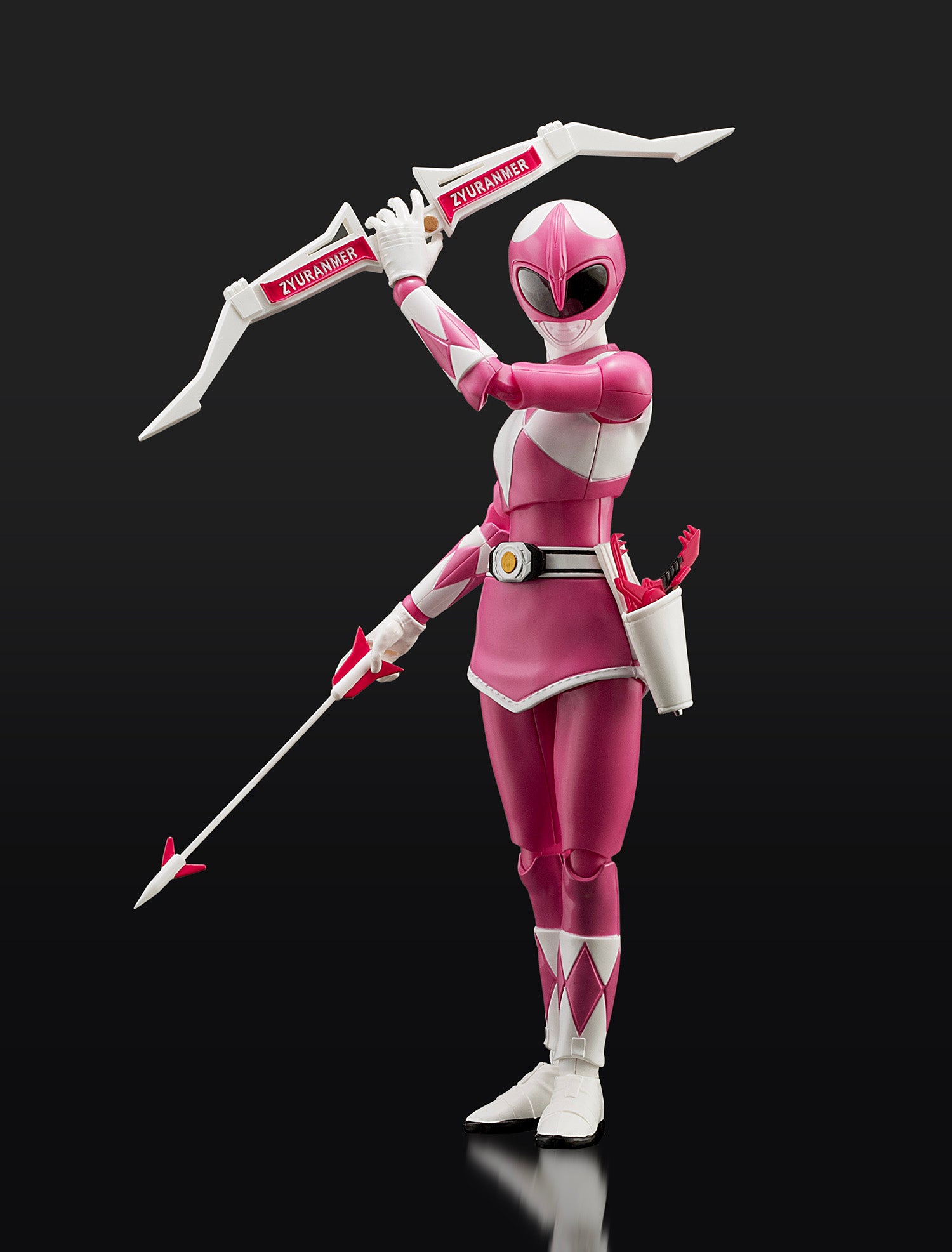 Flame Toys Pre - painted Plastic Model Kit of Power Rangers Furai Pink Ranger
