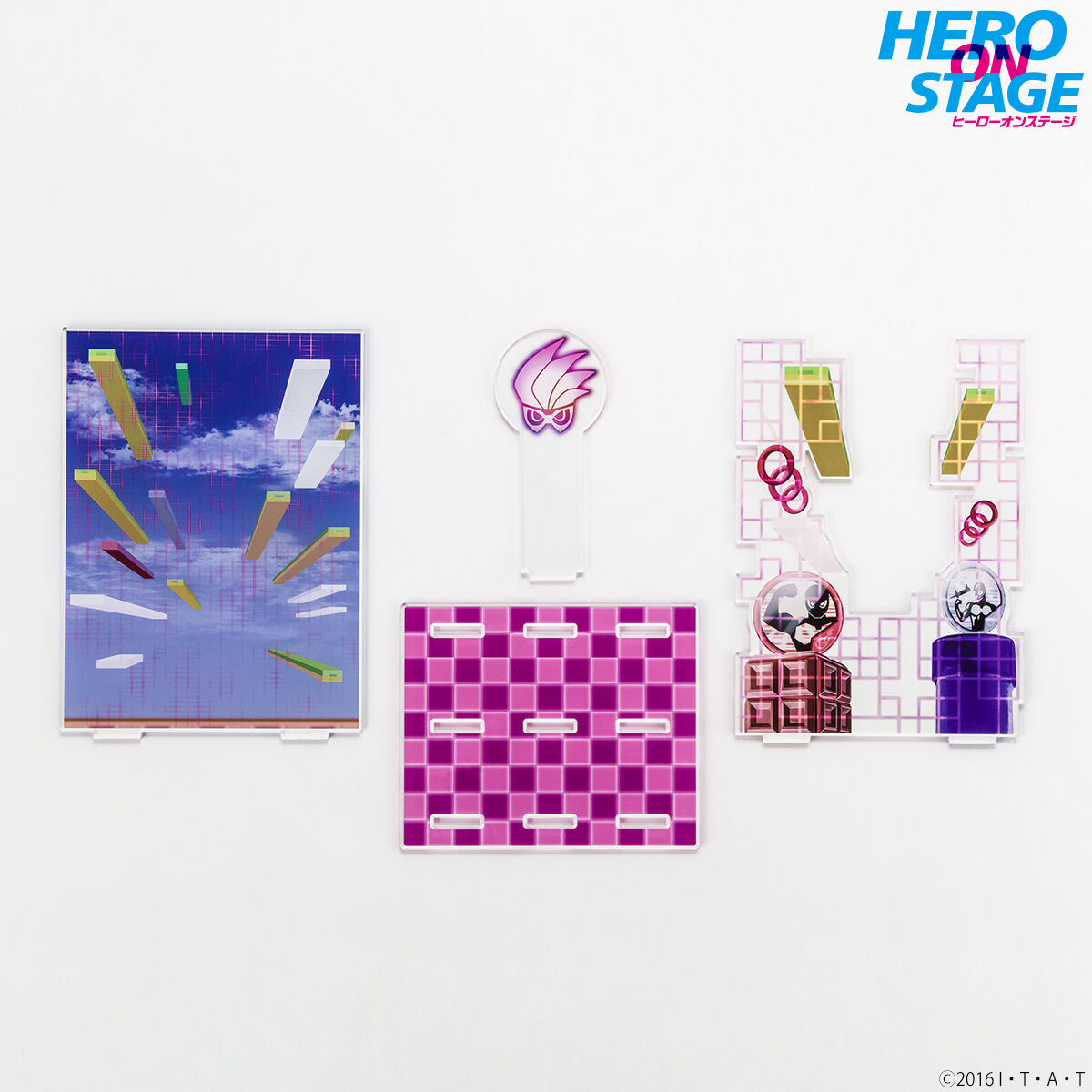 Kamen Rider Ex - Aid Acrylic Display Showcase for On - Stage Heroes