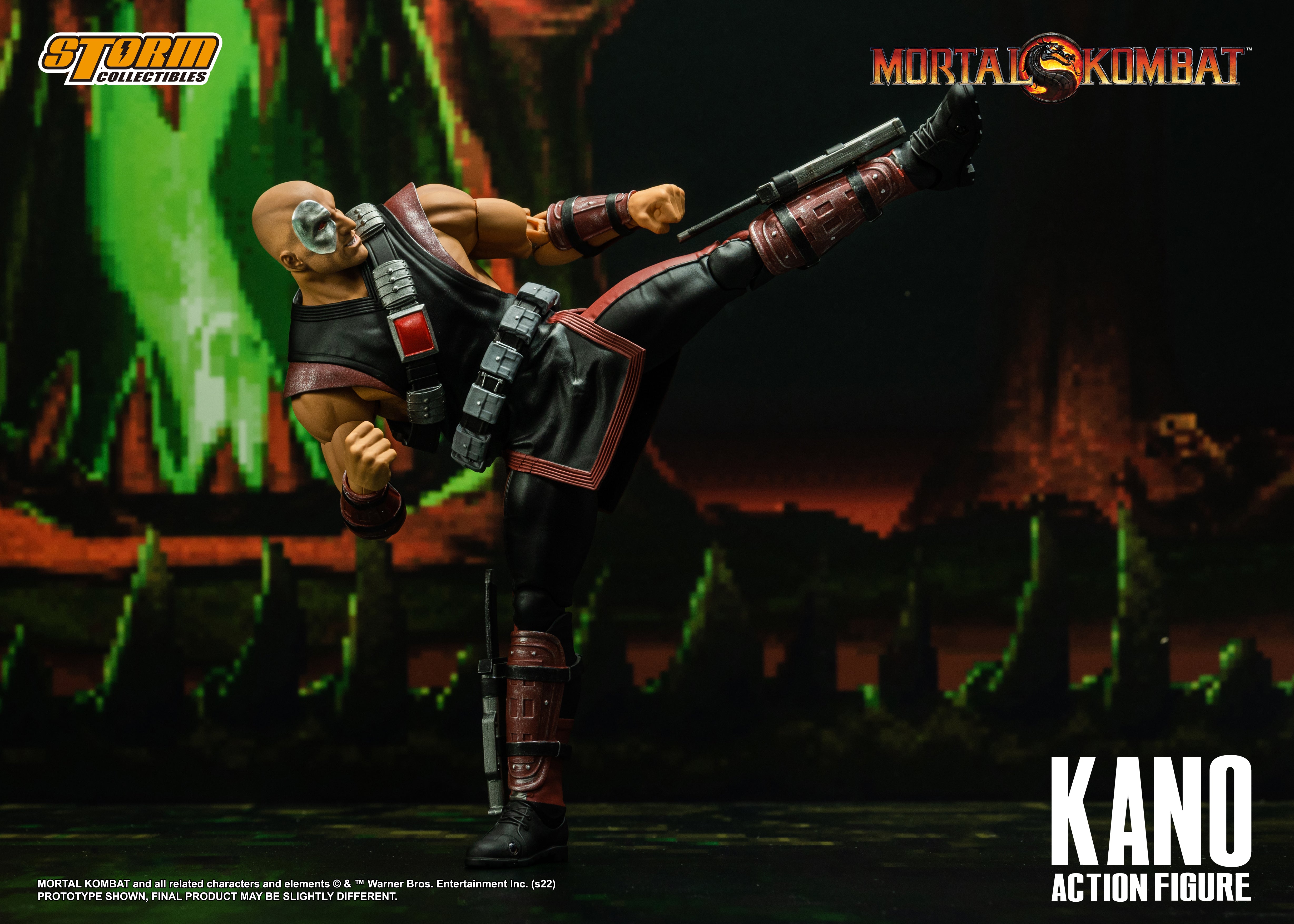Kano Mortal Kombat Storm Highly-Detailed Collectible Action Figure