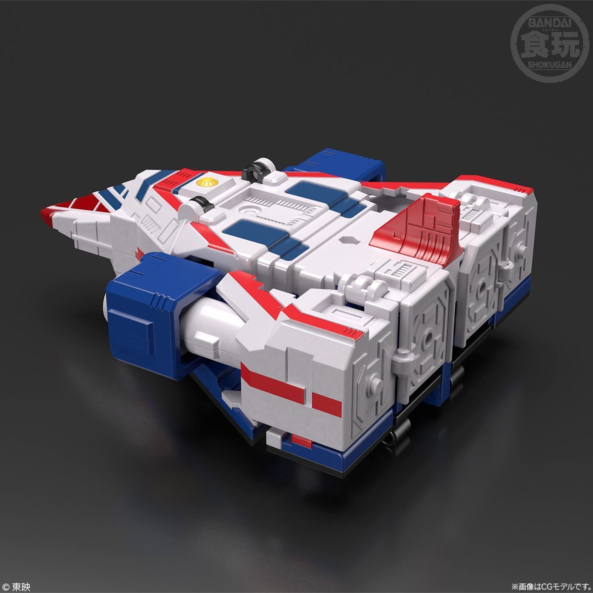 Super Miniature Plastic Sun Vulcan Robot Model