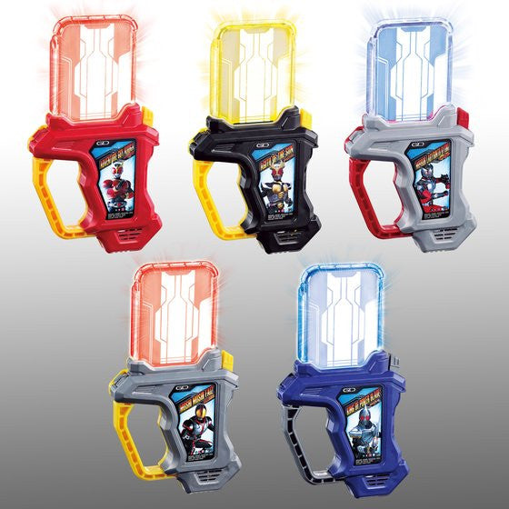Exclusive Heisei Era Rider Gashat Set with 10 Unique Gashats