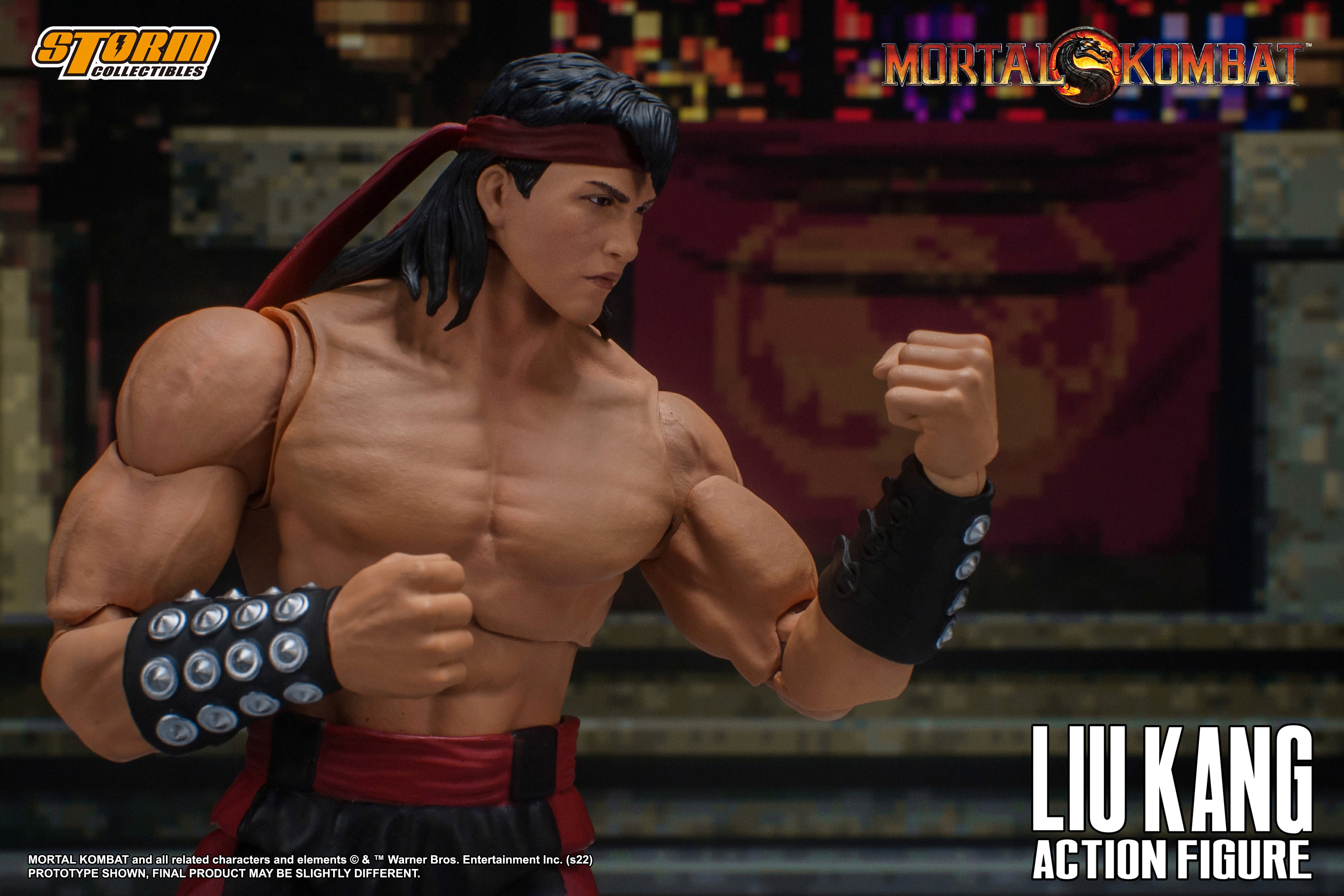 Storm Collectibles 1/12 Scale Liu Kang Action Figure from Mortal Kombat - A Highly Detailed Collectible Toy