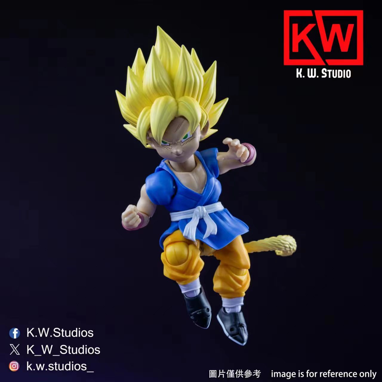 KW Studio KW003 Super Ape Levels 1 and 2 Headset - Optional Upgrade Parts for SH Figuarts Son Goku GT