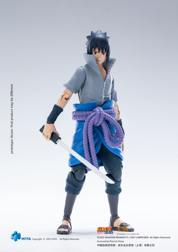 HIYA Toys Fine 1/12 Scale Naruto Sasuke Uchiha Action Figure
