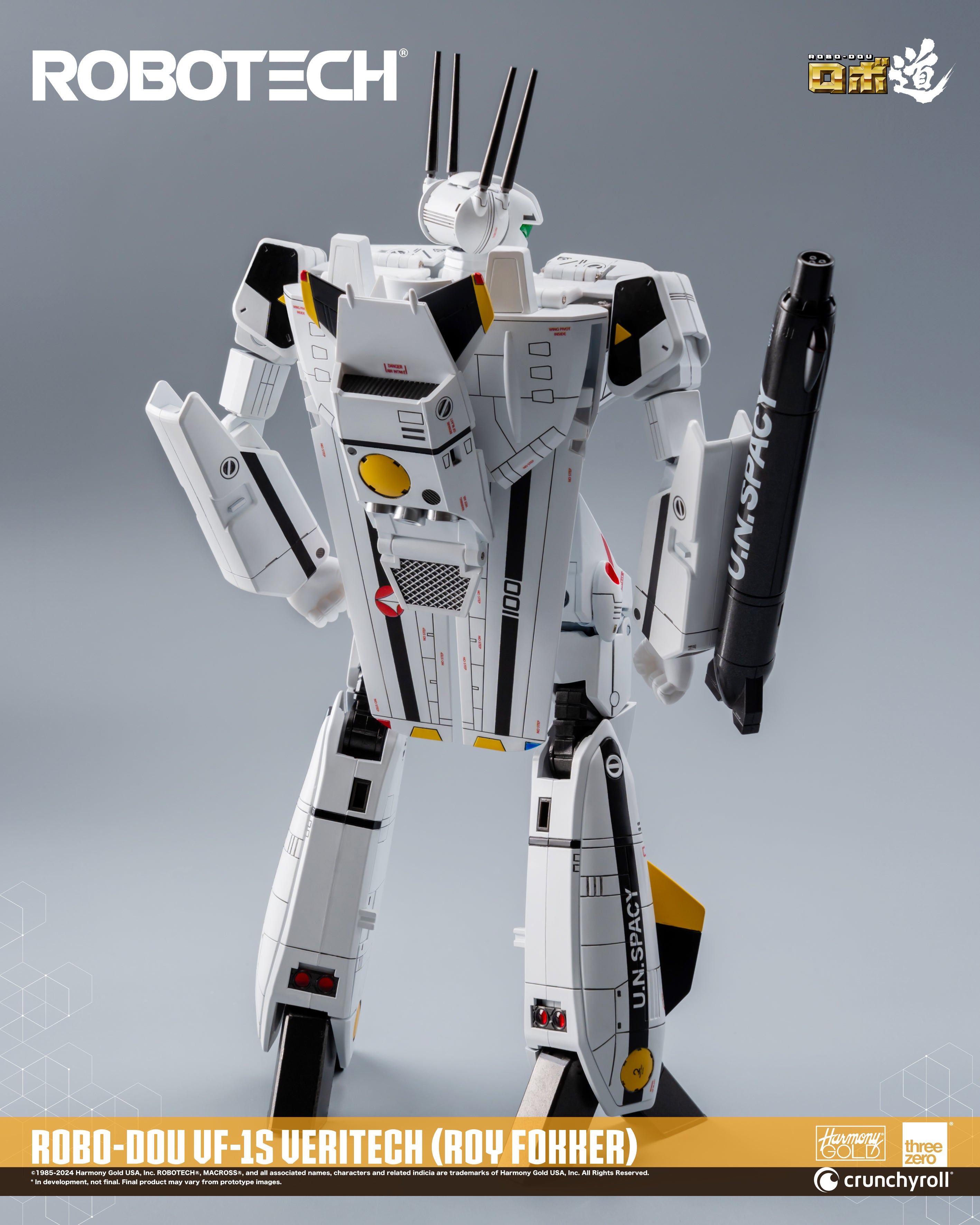 ROBO-DOU VF-1S Veritech Collectible Figure - Roy Fokker Version