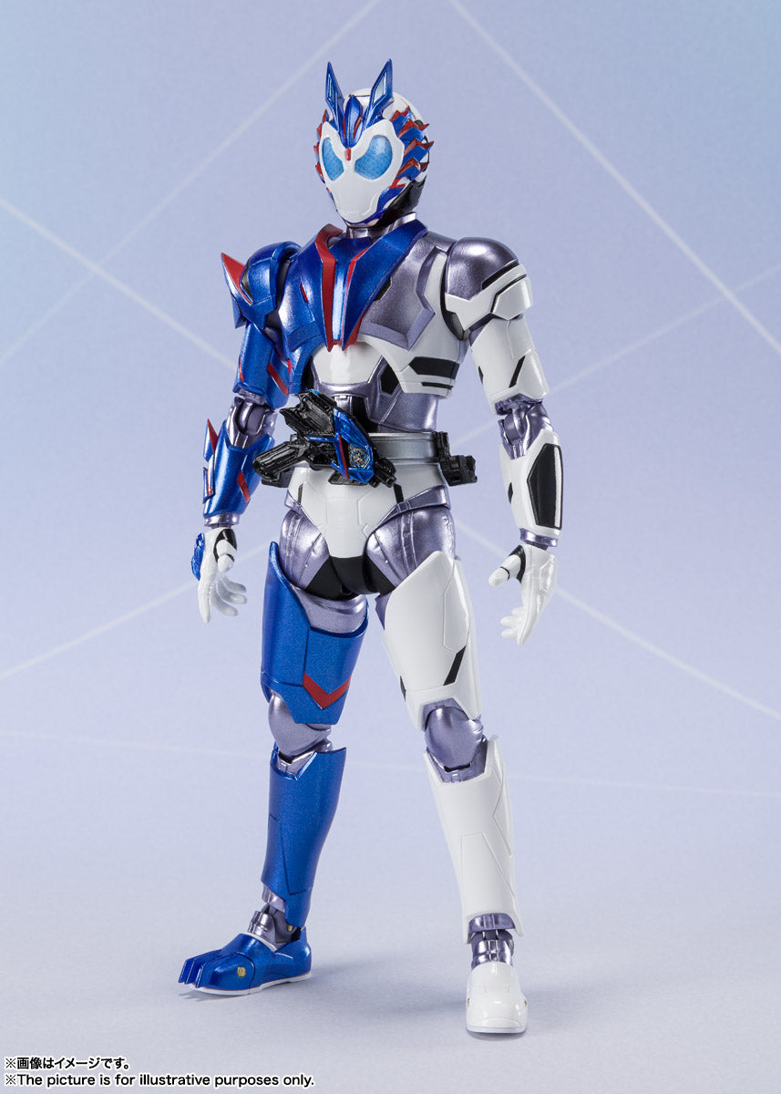 SH Figuarts Collectible Action Figure - Kamen Rider Vulcan Shooting Wolf Version