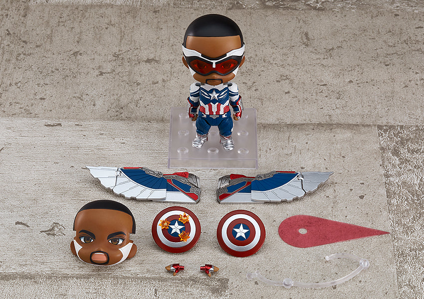 DX Nendoroid Figure of Captain America (Sam Wilson) from Marvel