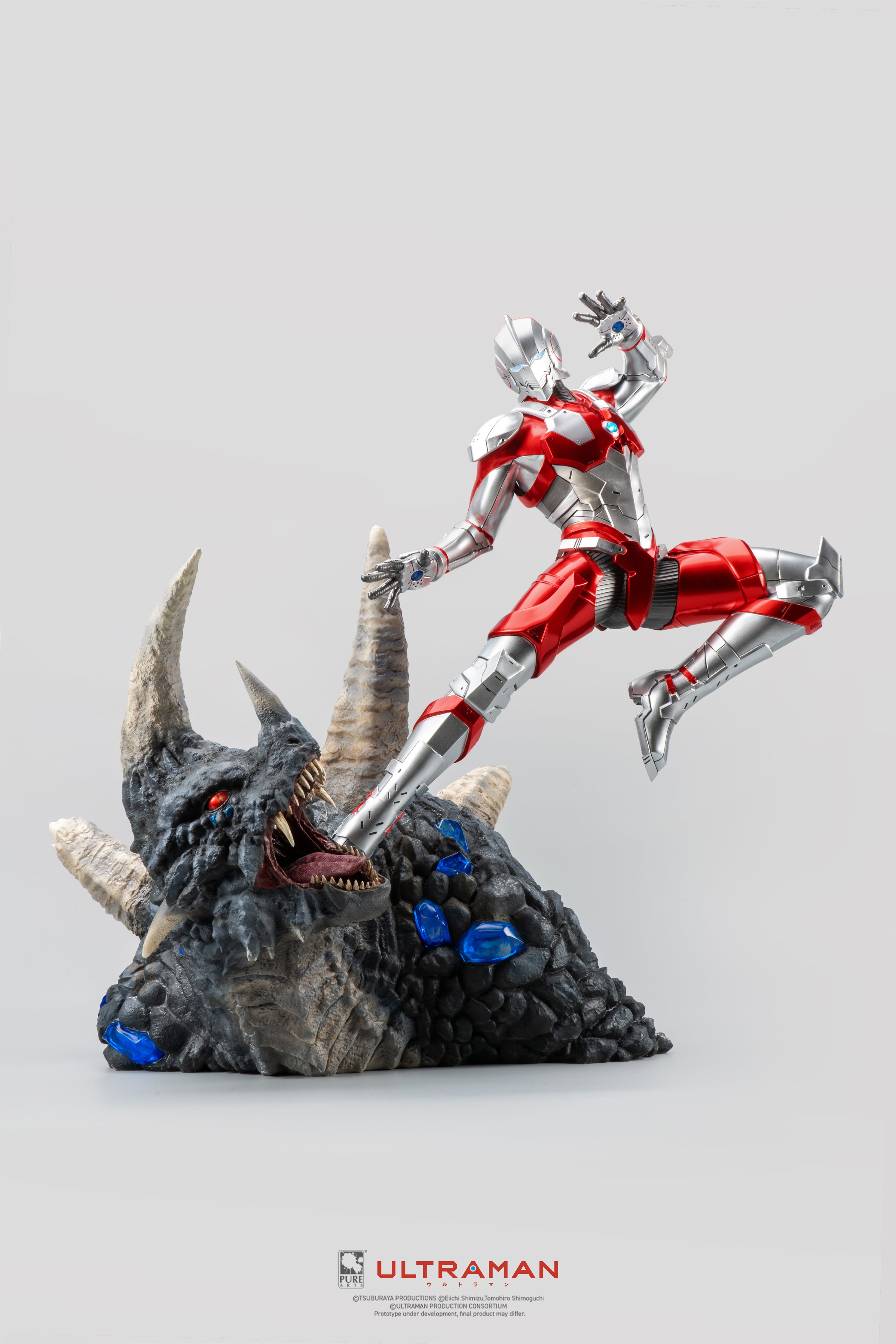 High - Quality 1/4 Scale Standard Edition Ultraman vs Black King Battle Statue