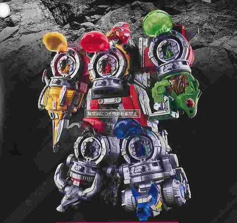 DX Deluxe Cockpit Kyutama Set 01 with Small Ranger Figures