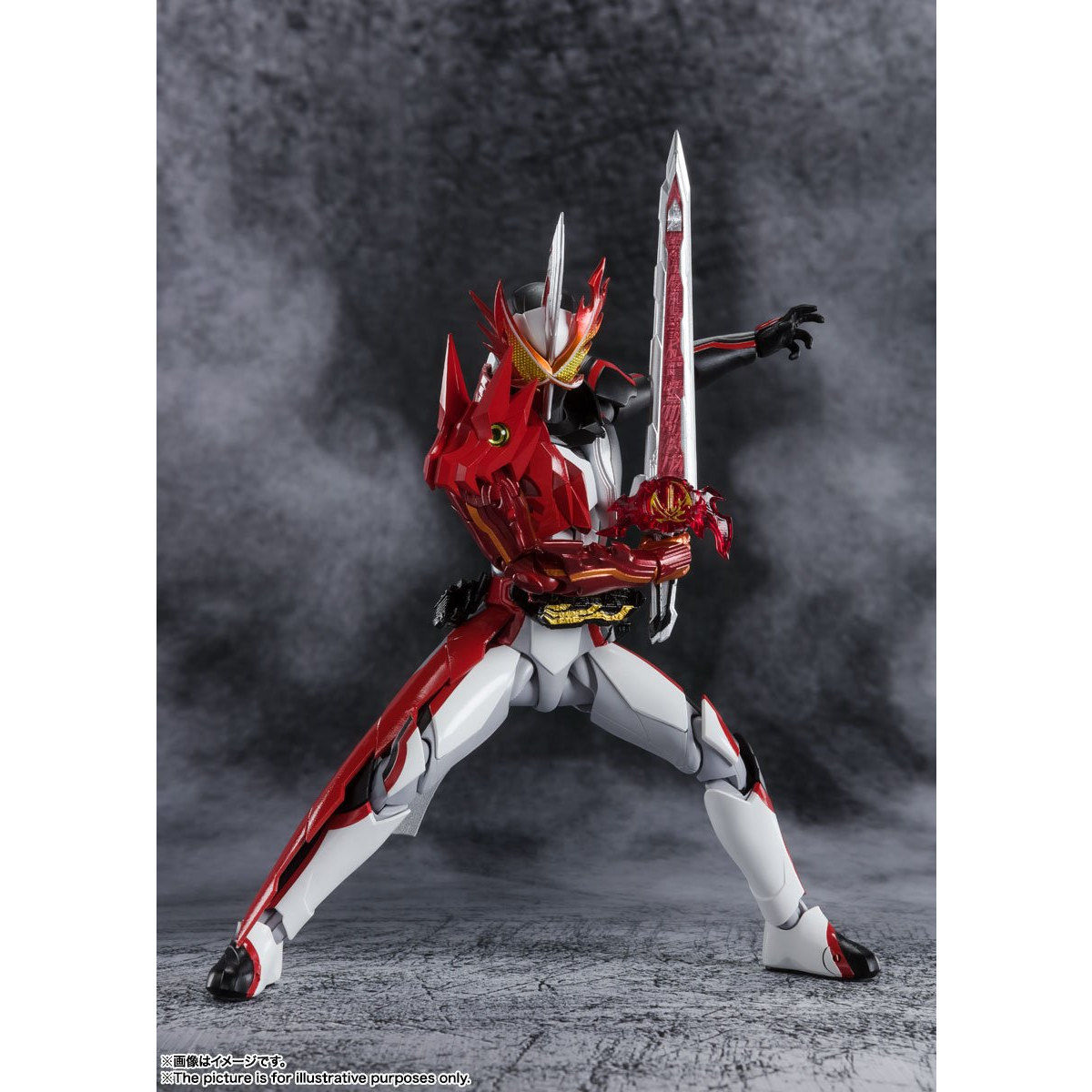 SH Figuarts Kamen Rider Saber Brave Dragon with Sword and Optional Hands