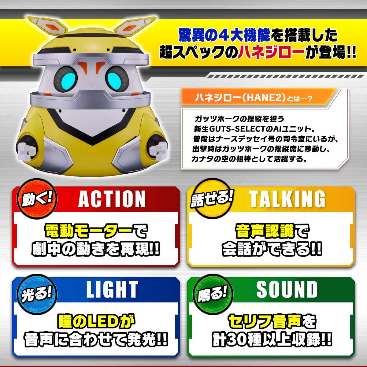 [PREORDER] Interactive! Glowing! Talking Hanejiro (HANE2)