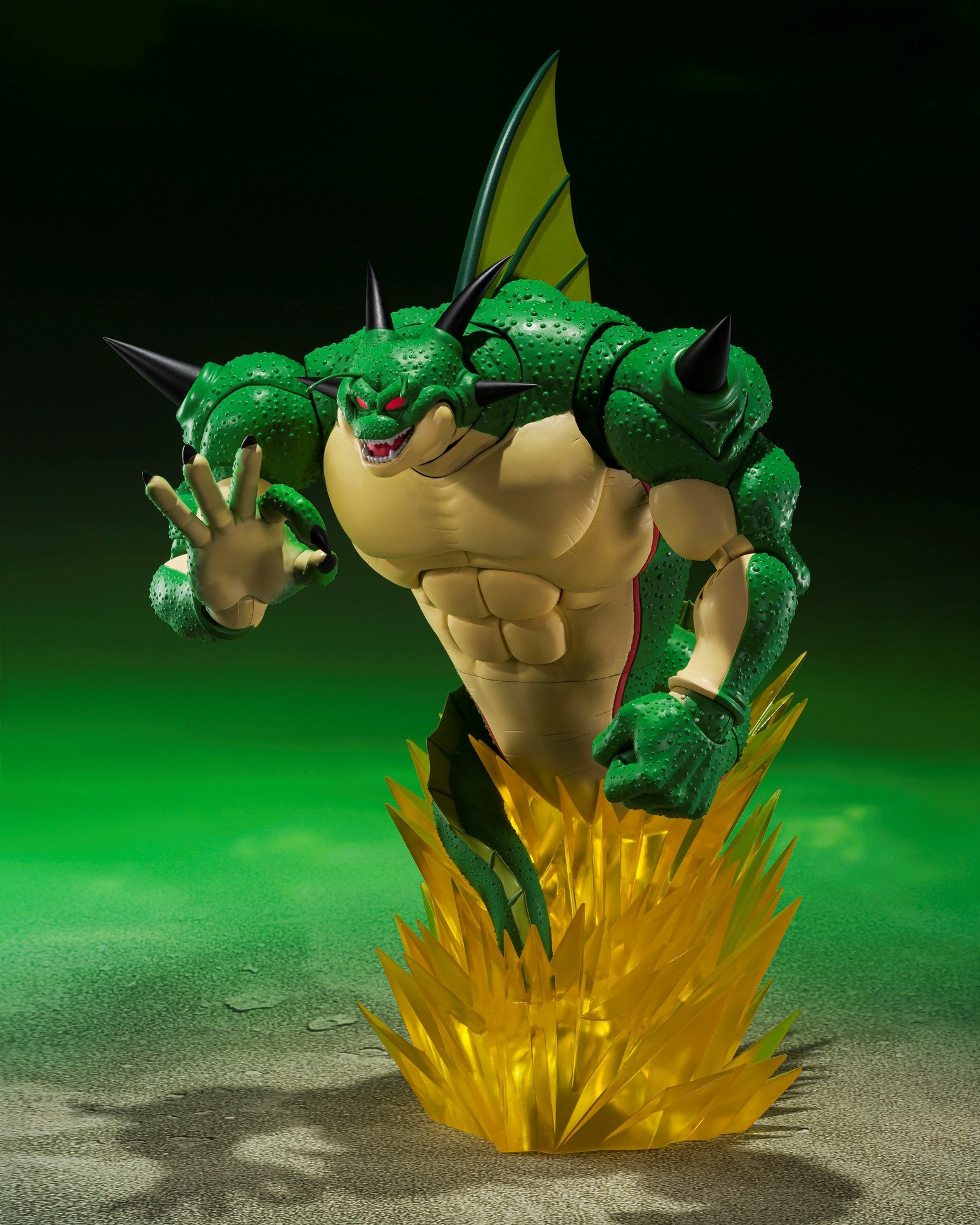 SH Figuarts Collectible Porunga & Dende Luminous Dragon Ball Set - Recreate the Epic Scene of Summoning Shenron!