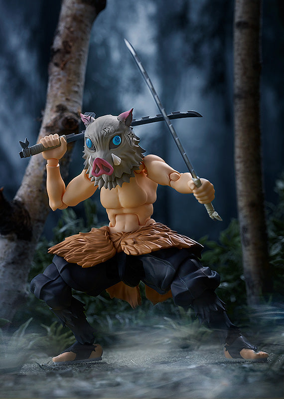 DX Inosuke Hashibira Demon Slayer Action Figure Figma Collectible