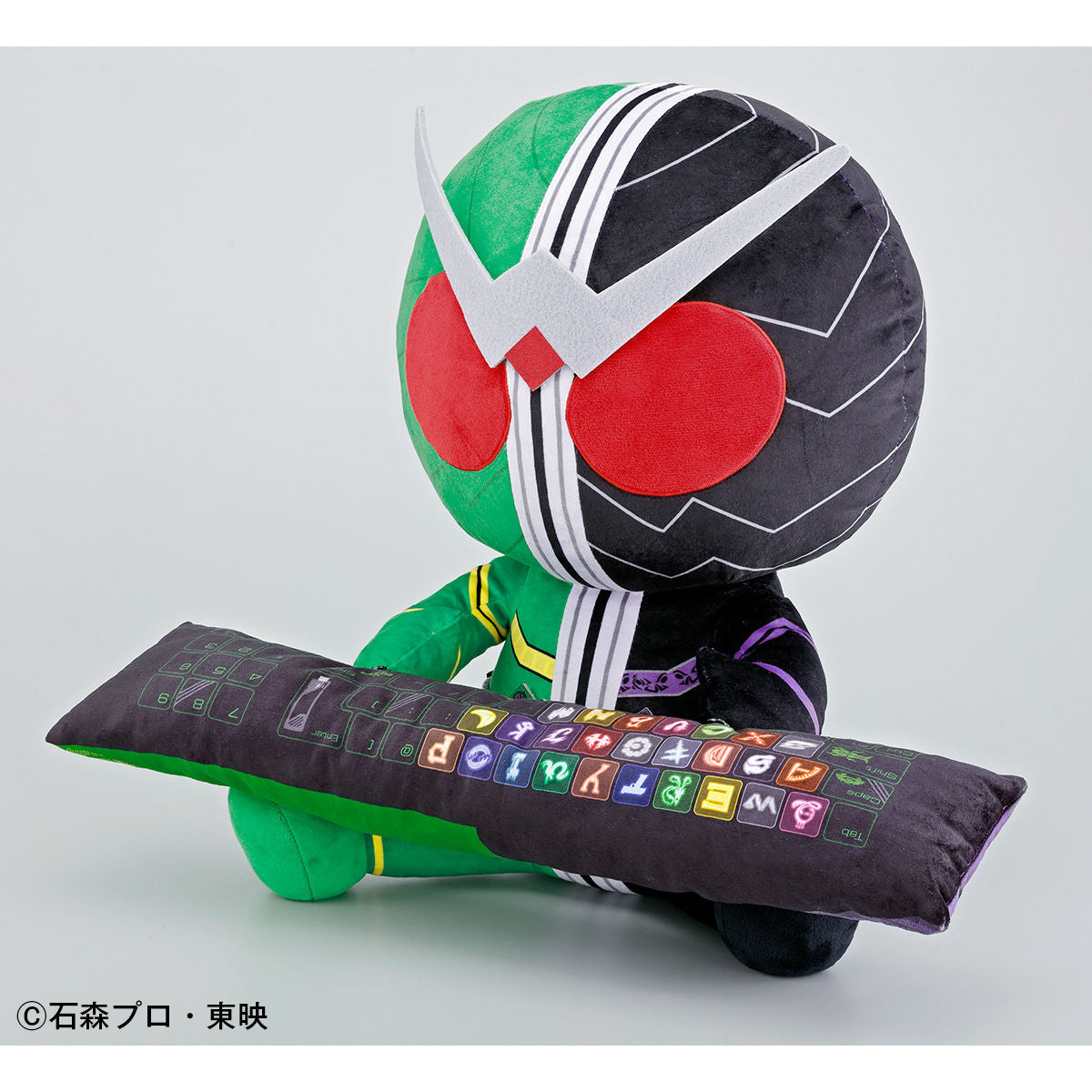 Kamen Rider W-themed Personal Computer Cushion for Comfort