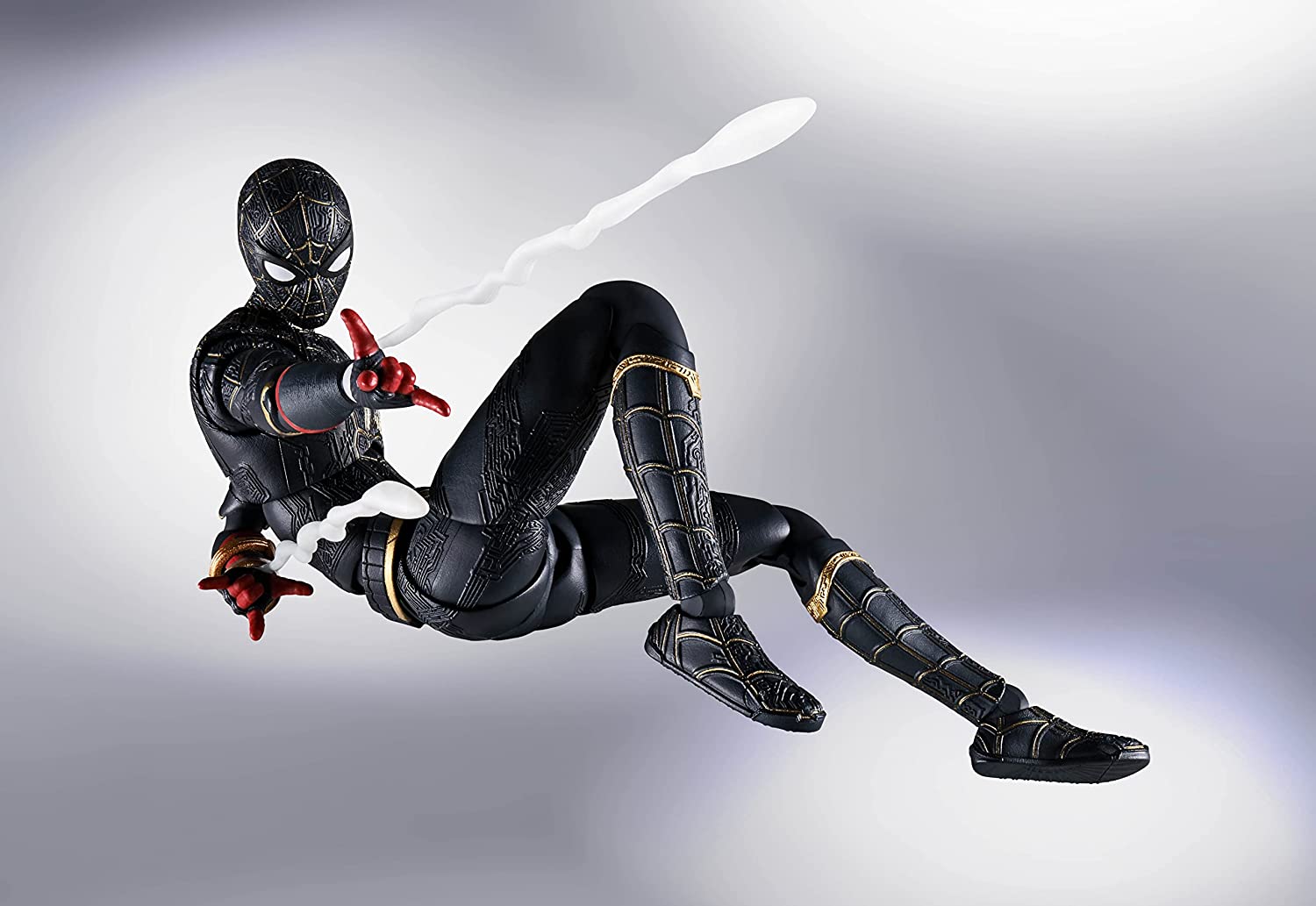 SH Figuarts No Way Home Black & Gold Suit Spider - Man Action Figure