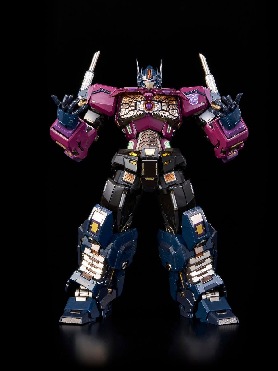 Shattered Glass Evil Autobot Optimus Prime Kuro Kara Kuri Collectible Toy
