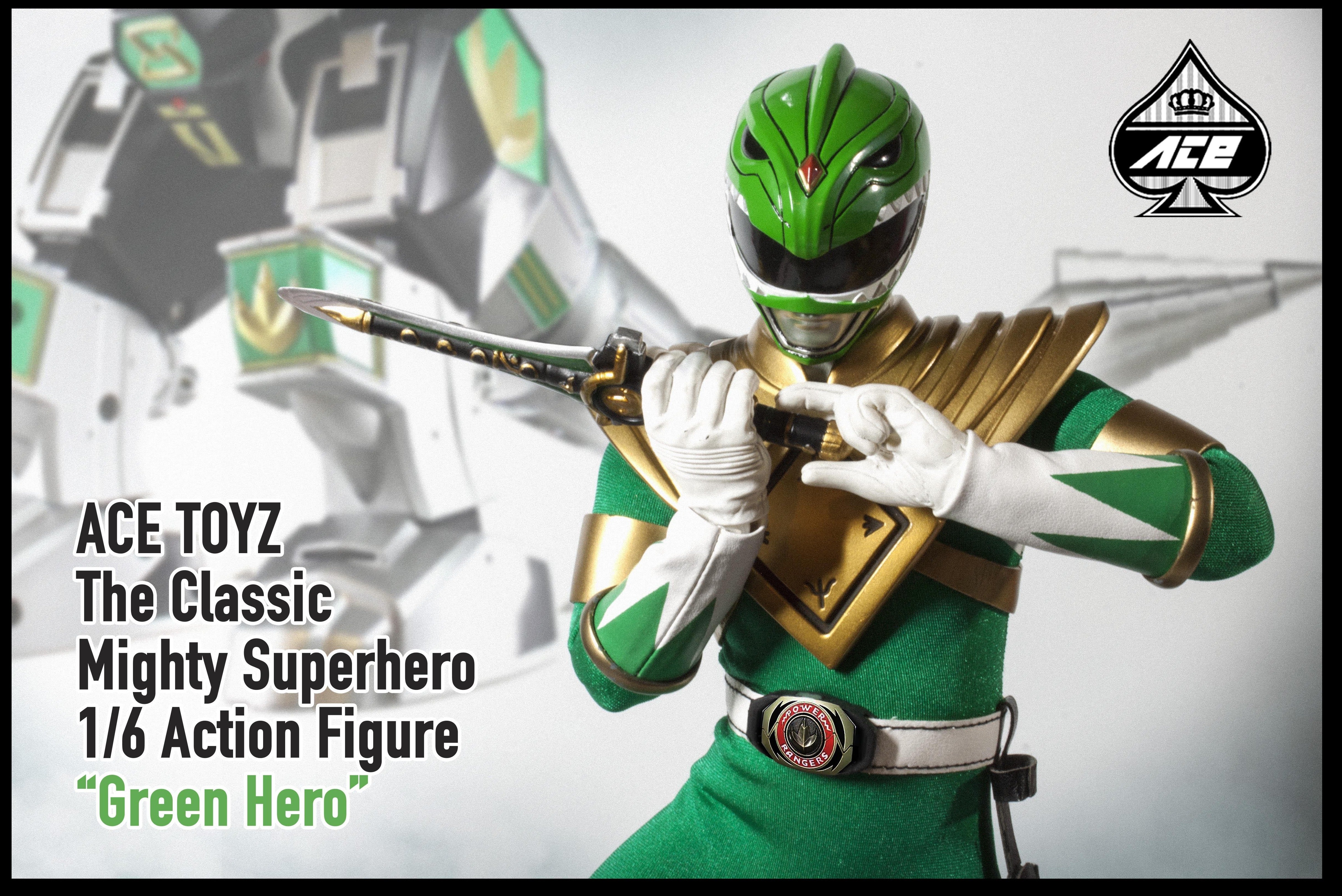 Ace Toyz 1:6 Scale Green Hero Figure - CMSH-06 with Accessories