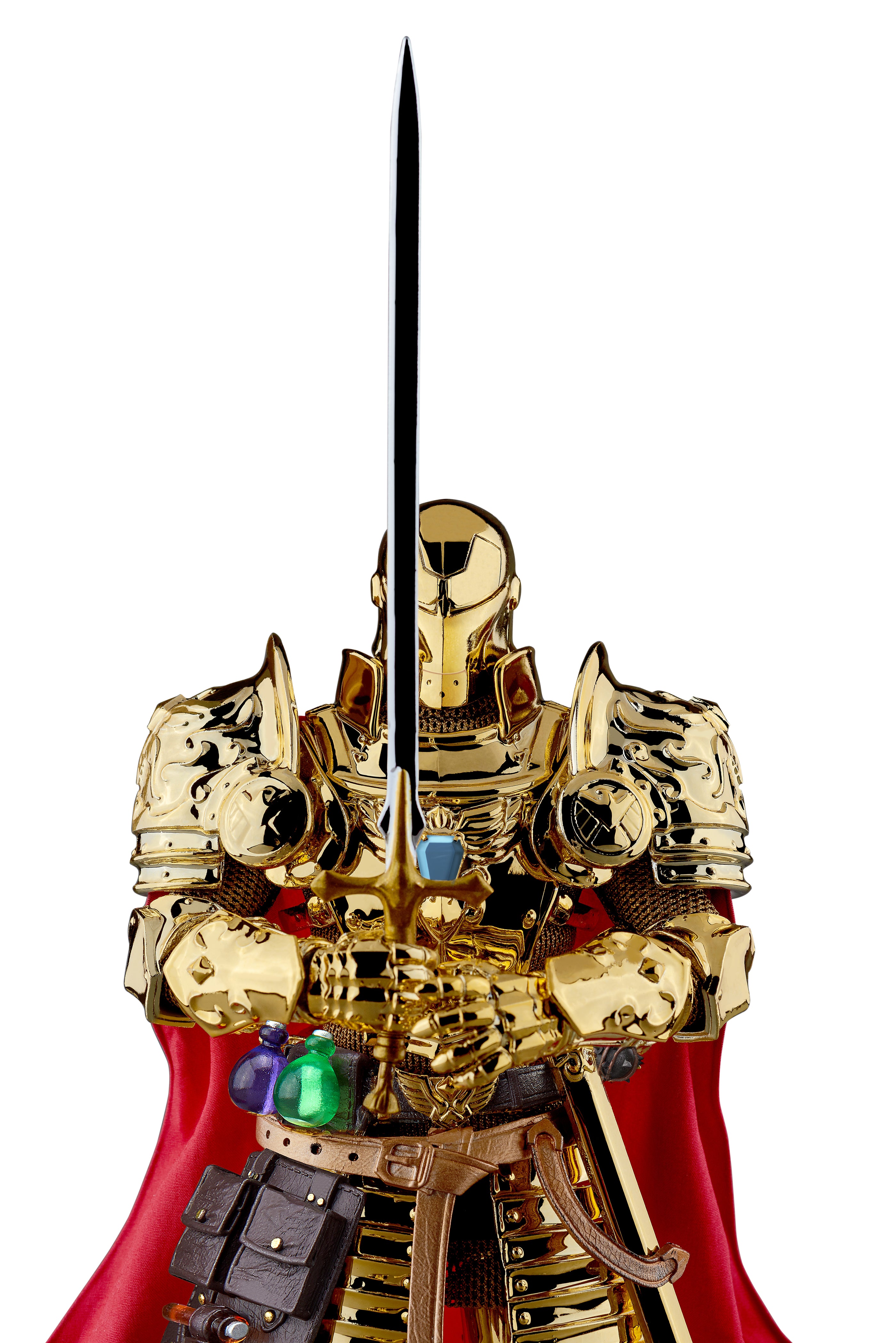 DAH-46SP Exquisite Golden Armor Medieval Knight Iron Man Figure