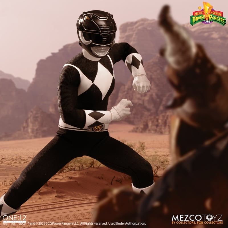 Mezco One:12 Collective Premium Mighty Morphin Power Rangers Deluxe Boxed Figure Set