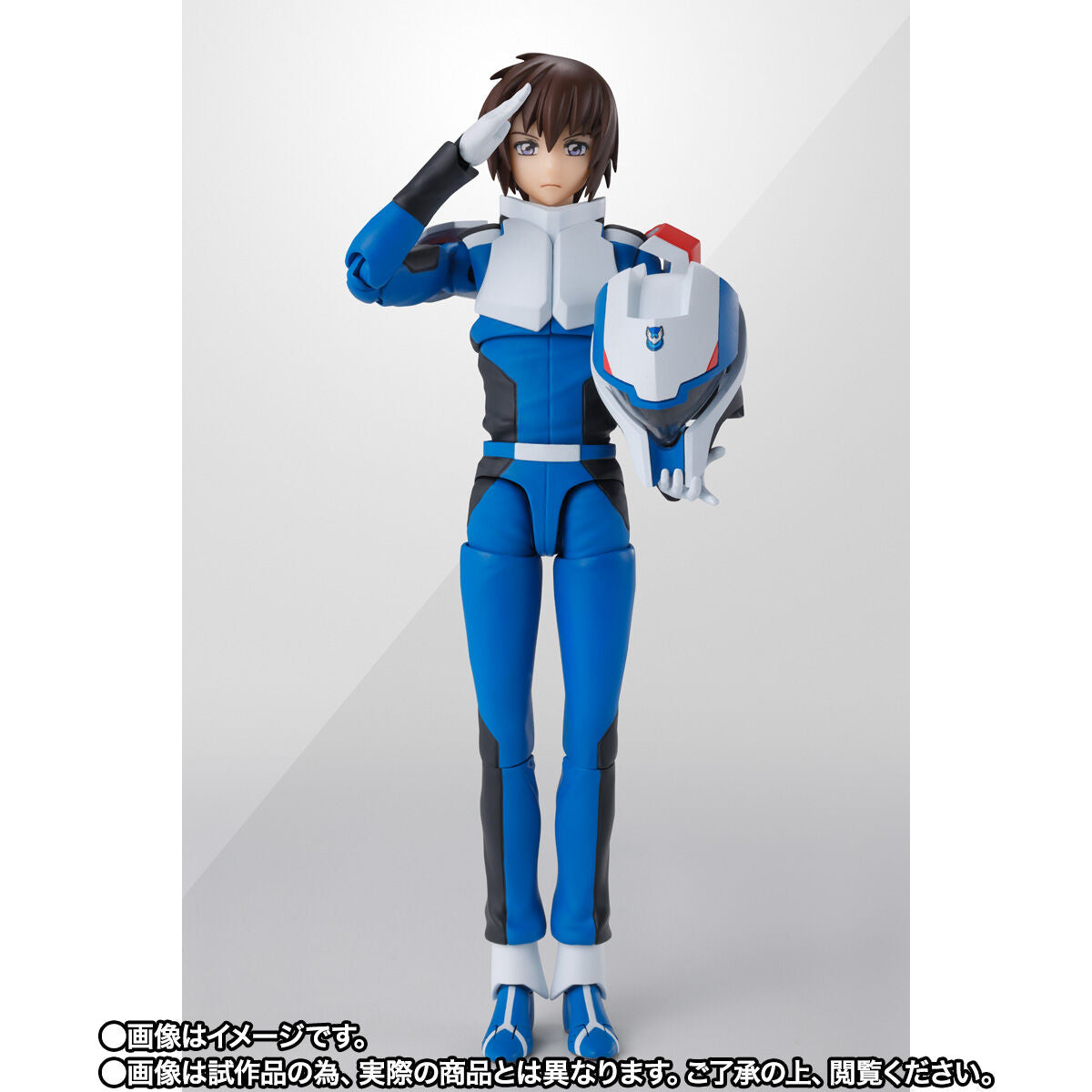 SH Figuarts Collectible Action Figure of Kira Yamato in Compass Pilot Suit Version from Mobile Suit Gundam SEED Freedom