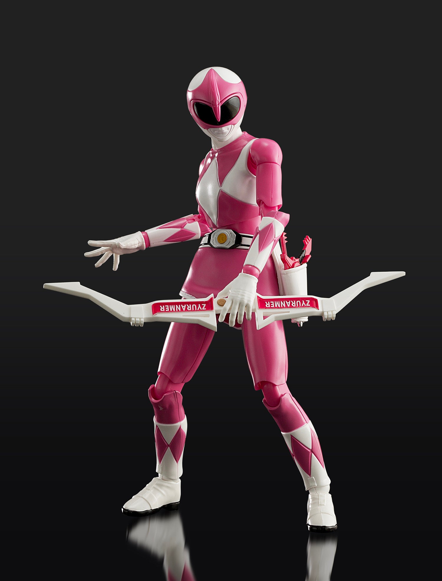 Flame Toys Pre - painted Plastic Model Kit of Power Rangers Furai Pink Ranger