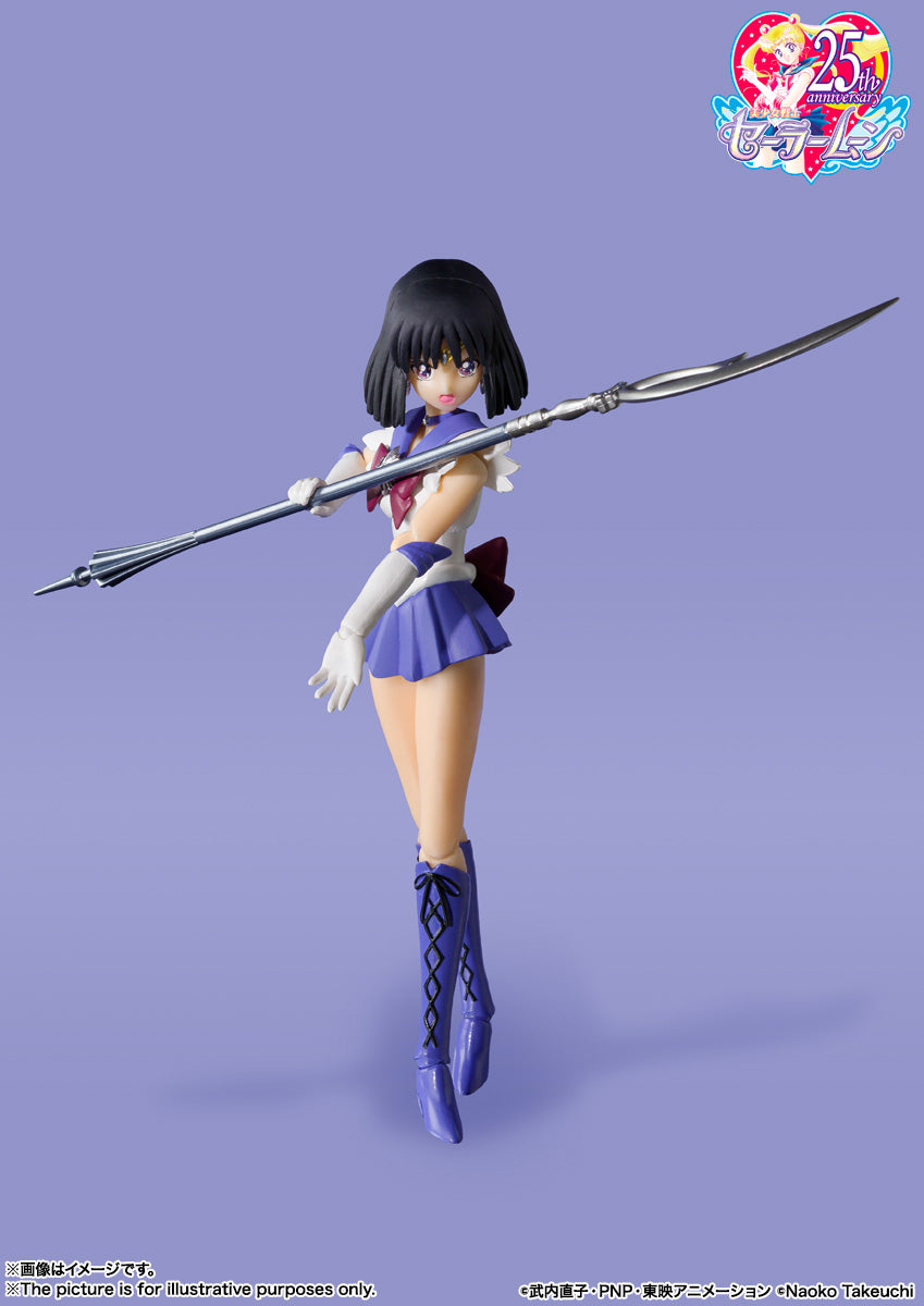 SH Figuarts Collectible - Animation Color Edition of Sailor Saturn from Pretty Guardian Sailor Moon