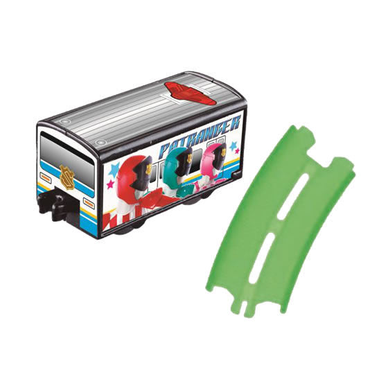 Lupinranger VS Patoranger Collectible Chararail Set with Winding Main Cars