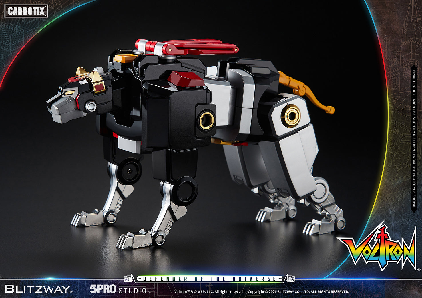 Blitzway High - Quality Collectible Carbotix Voltron Figure from Voltron Anime Series