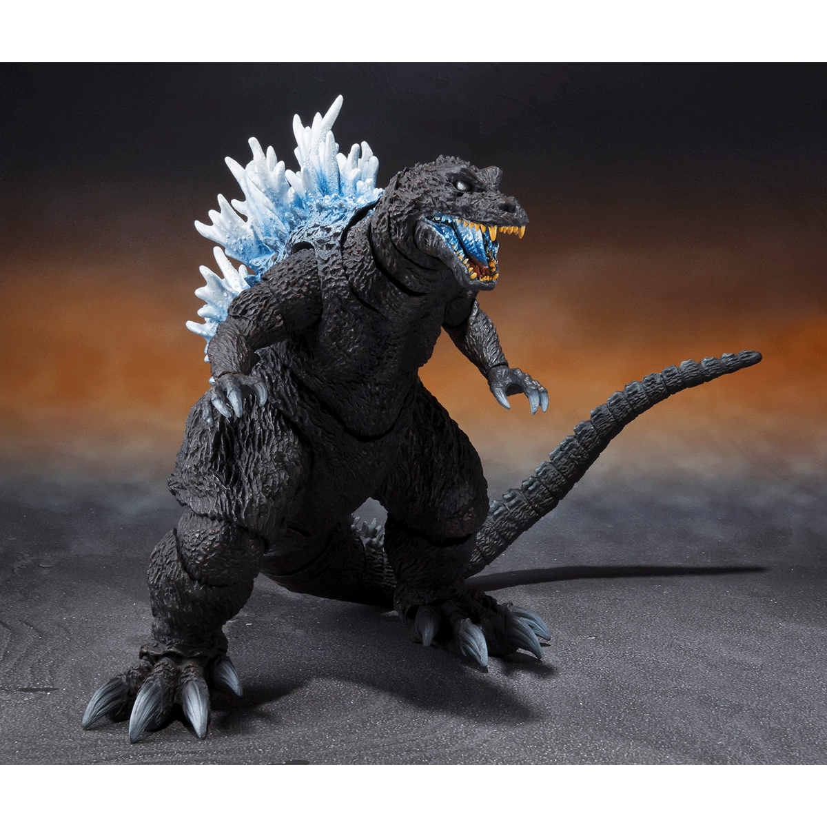 SH Monsterarts Collectible Godzilla Figurine - 2001 Heat Ray Version