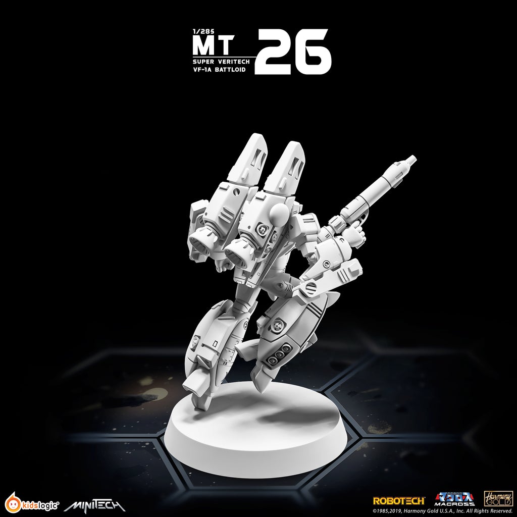 MiniTech MT26 Super Veritech VF - 1A Battloid Mode Miniature Model