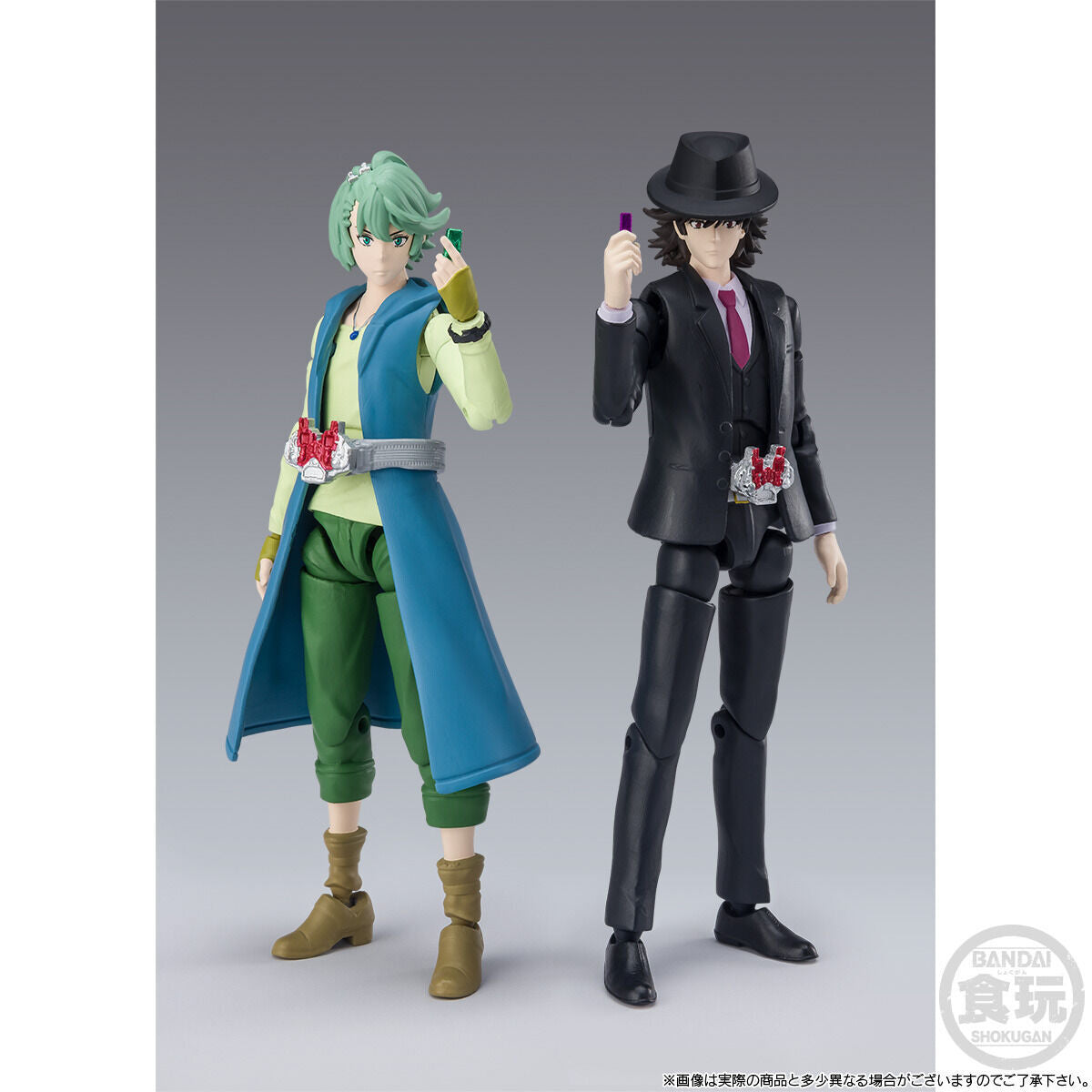 Kamen Rider W's Fuuto PI Anime Adaptation Inspired Action Figure Set - SHODO XX Fuuto PI