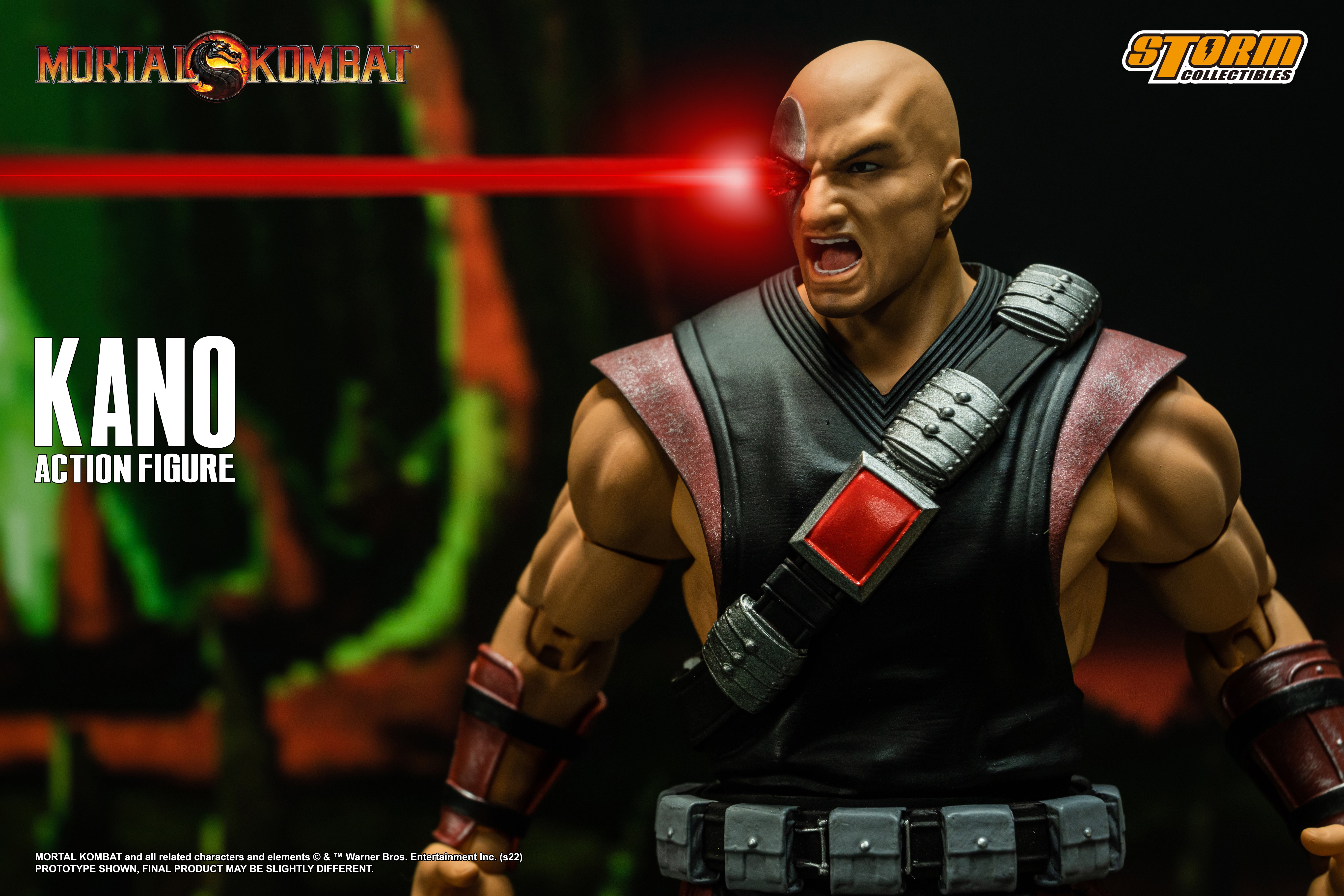 Kano Mortal Kombat Storm Highly-Detailed Collectible Action Figure