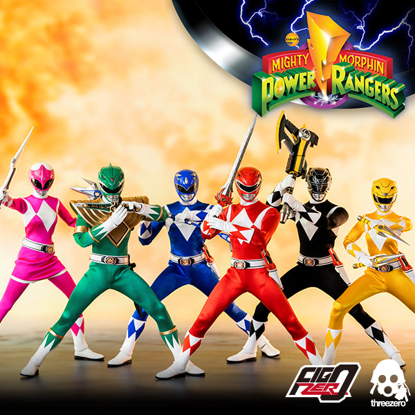ThreeZero 1/6 Scale Mighty Morphin Power Rangers Complete Figure Set