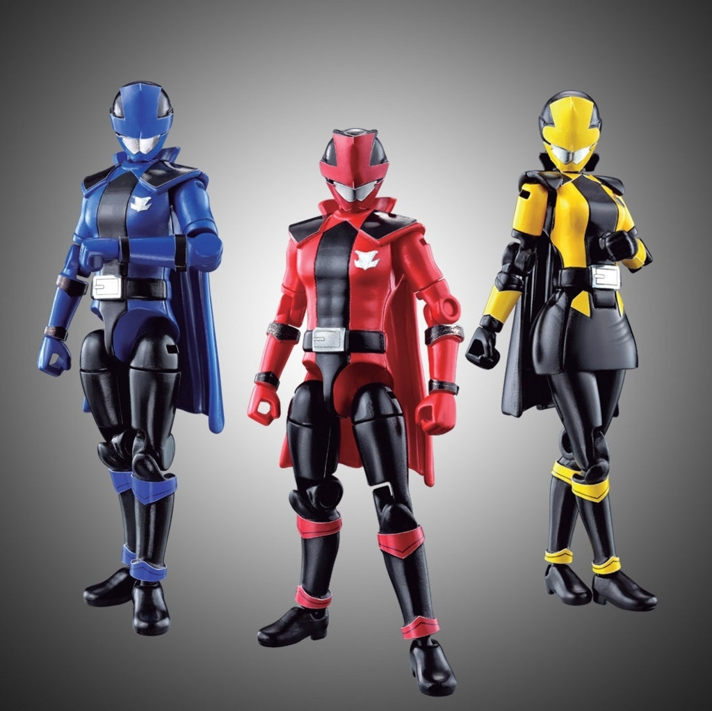 Lupinranger vs Patoranger Yudo Set 01: Colorful Character Figures