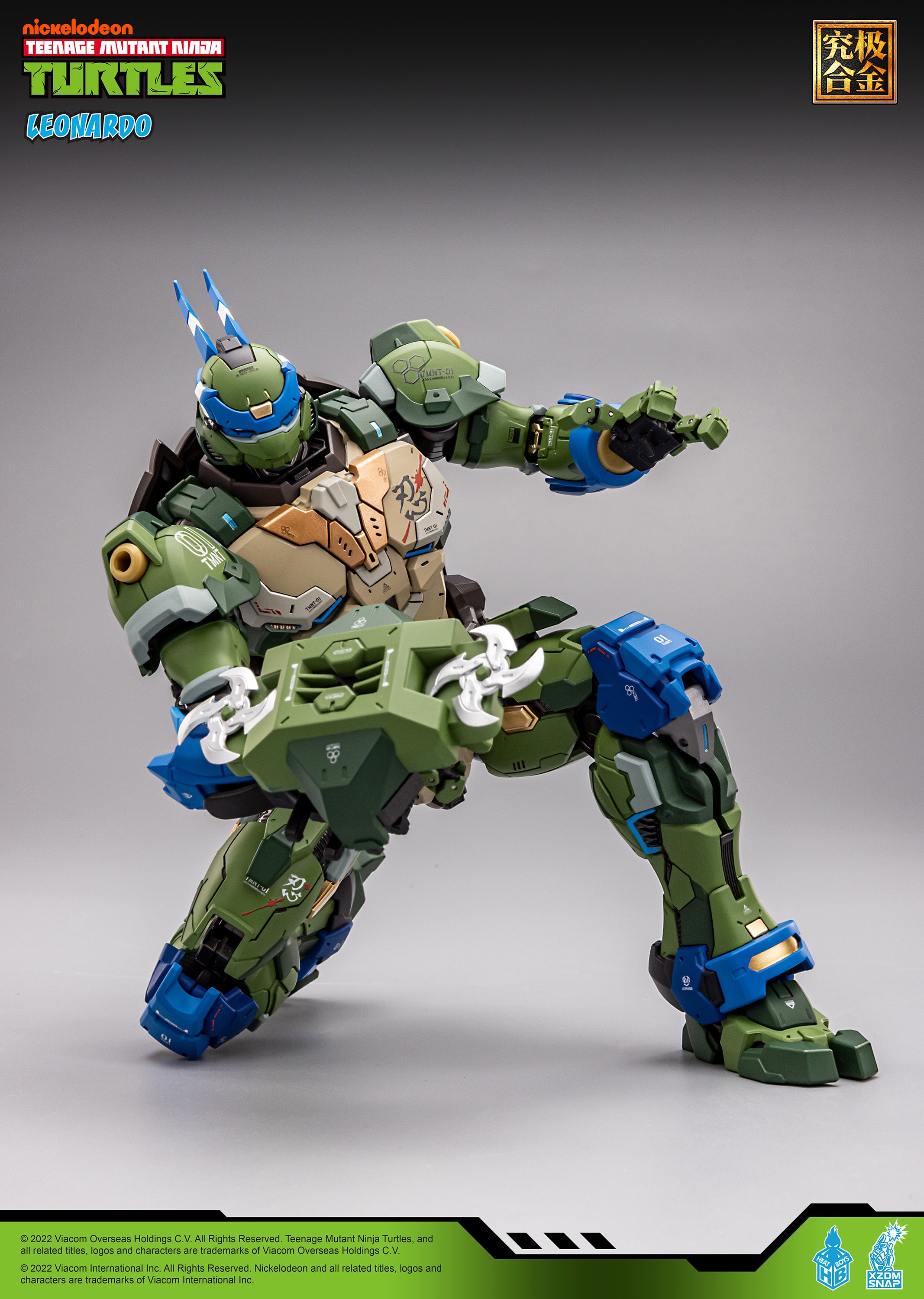 Heatboys Officially Licensed Teenage Mutant Ninja Turtles Mecha Action Figure - Leonardo HB0012