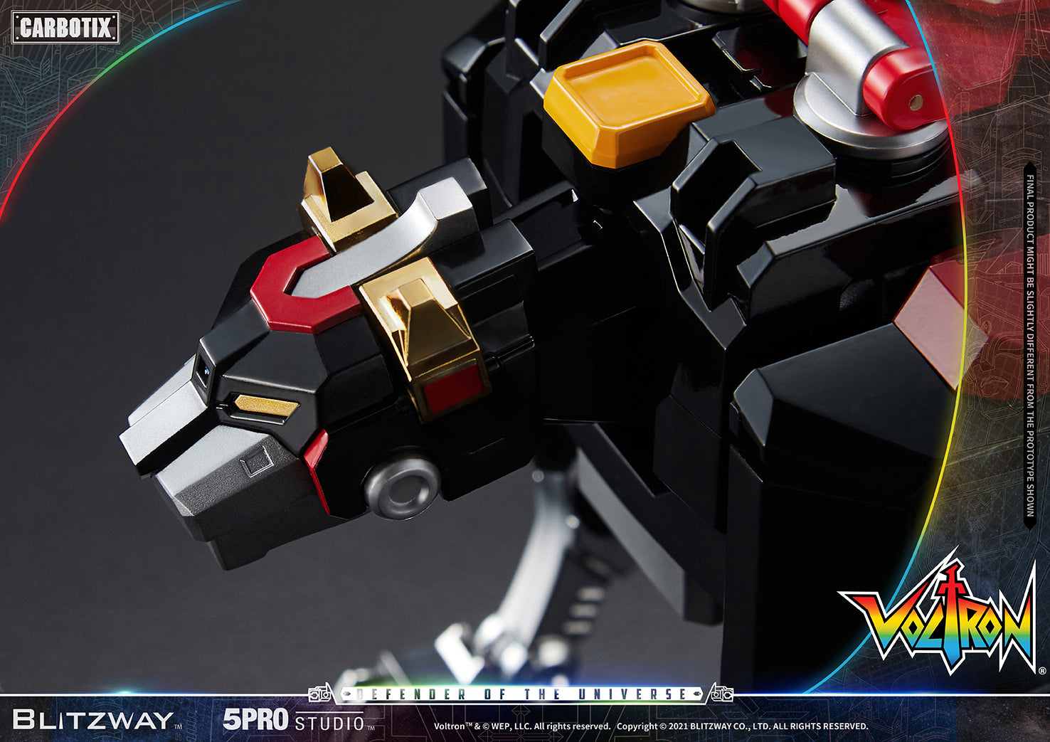 Blitzway High - Quality Collectible Carbotix Voltron Figure from Voltron Anime Series