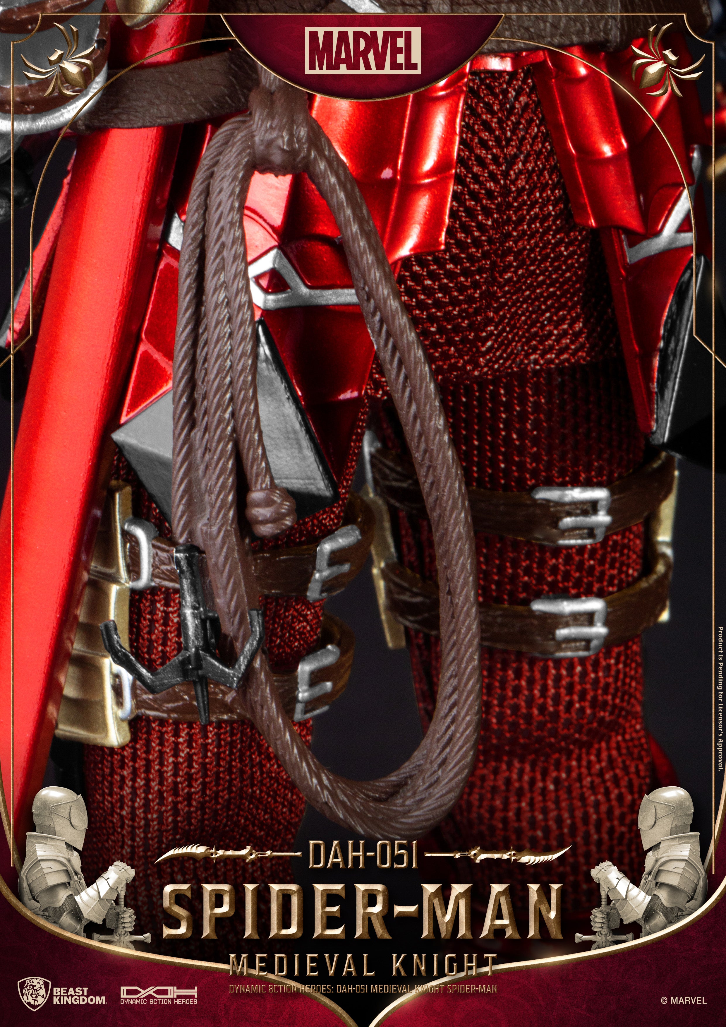 Unique 1:9 Scale Medieval Knight - Spider - Man Fusion DAH - 051