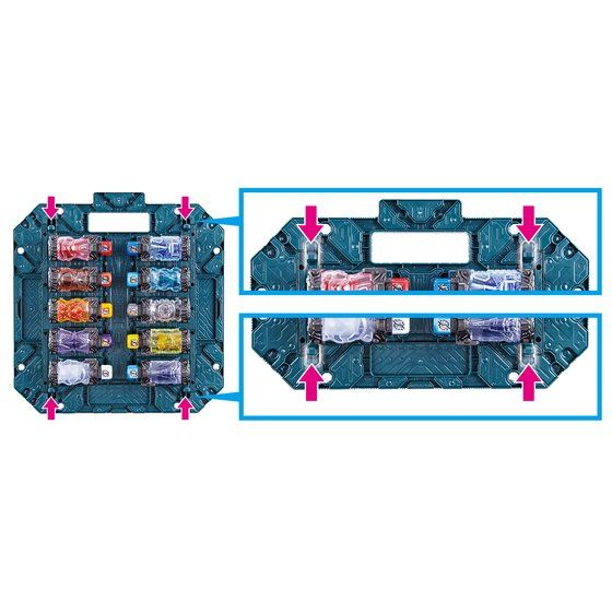 DX 11'x11' Pandora Panel for Storing 10 Bottles
