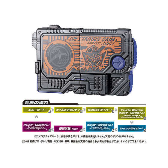 GP Exclusive Progrise Keys 10 Set for Zero - One Line Drivers and Weapons