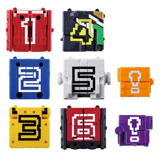 DX Wild Tousai King Cubes Set (Including Cubes from 1 to 9 for Action Figures)
