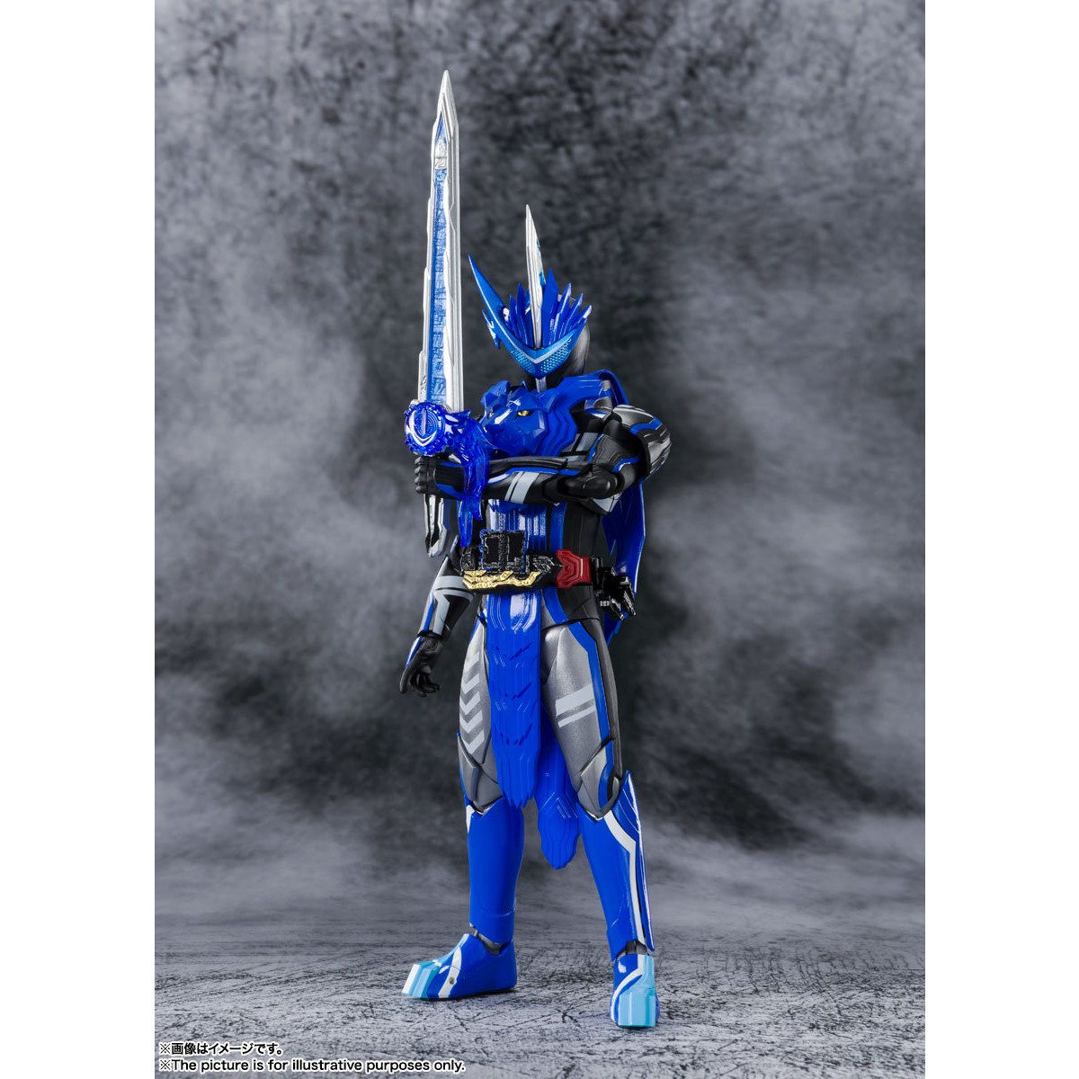 SH Figuarts Action Figure - Kamen Rider Blades Lion Senki Model