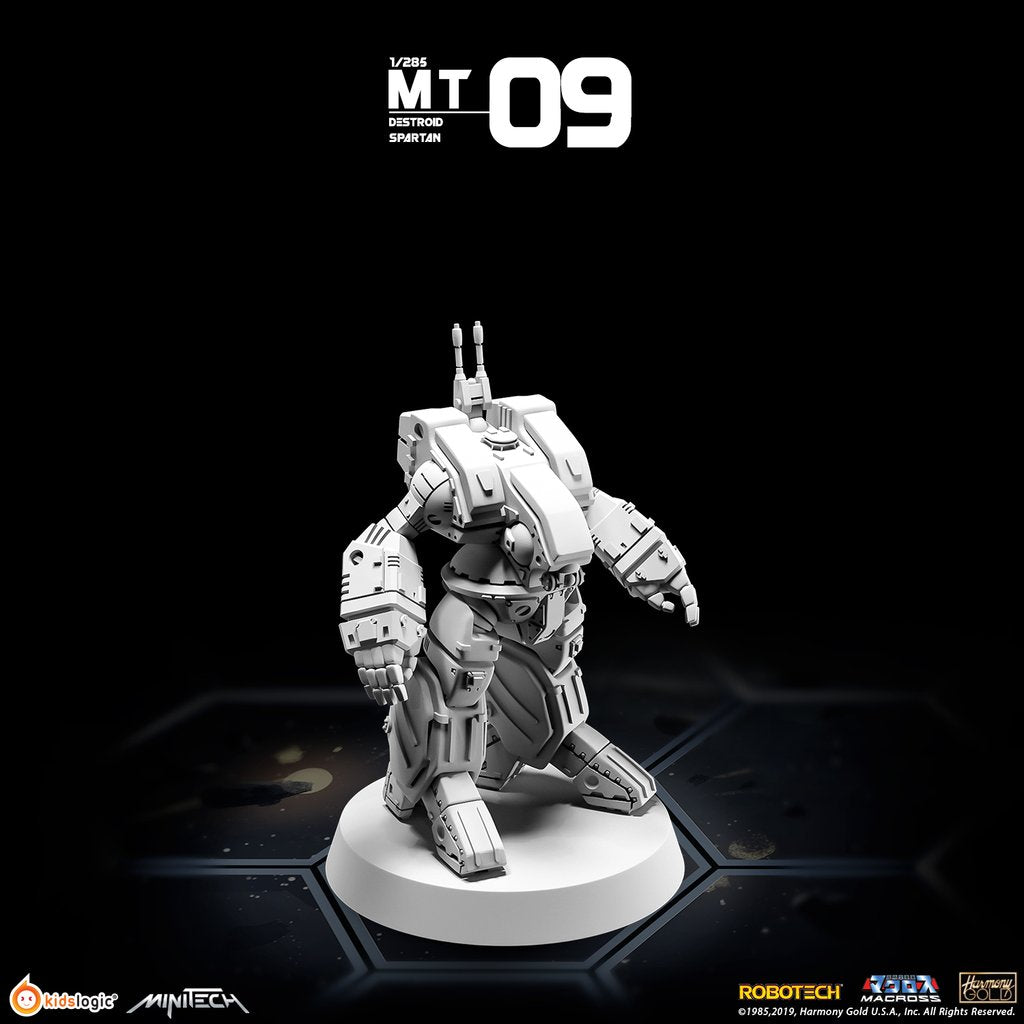 Miniature Collectible Minitech MT09 Destroid Spartan Model from Macross/Robotech Series